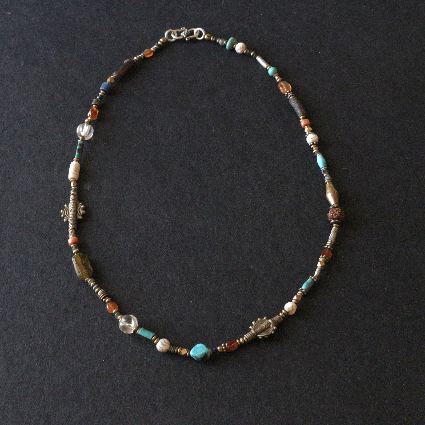 Multi Stone Short Necklace