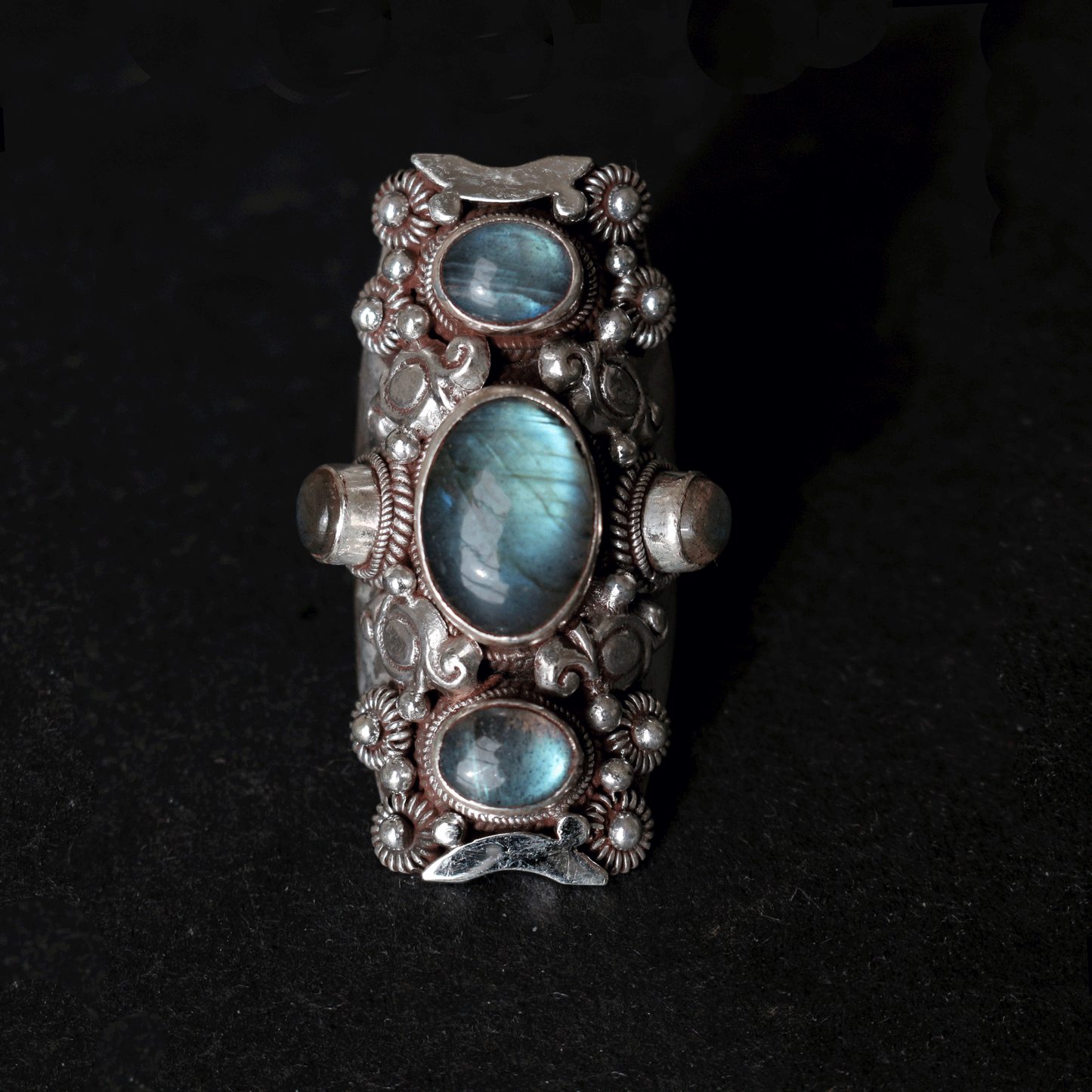 Sterling Silver Saddle Ring