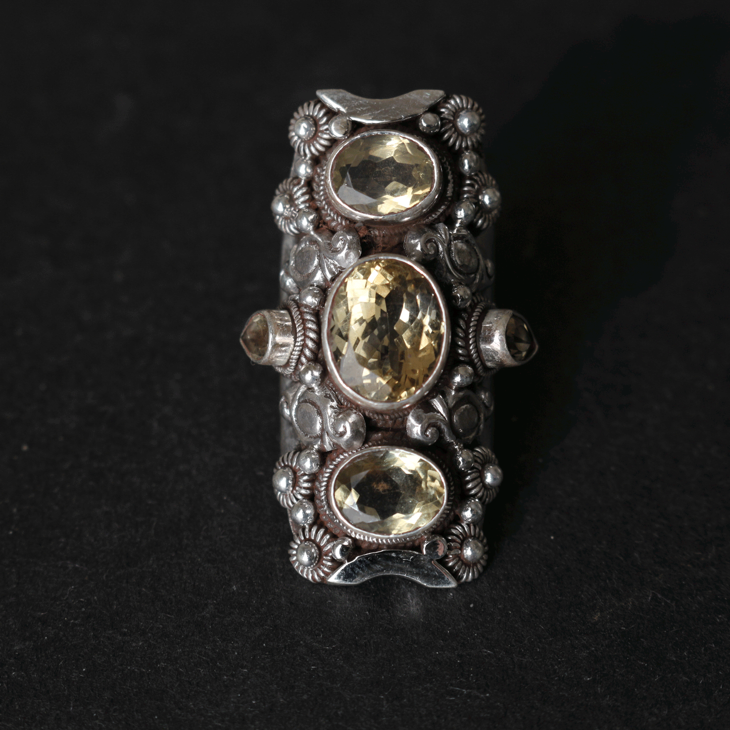 Sterling Silver Saddle Ring