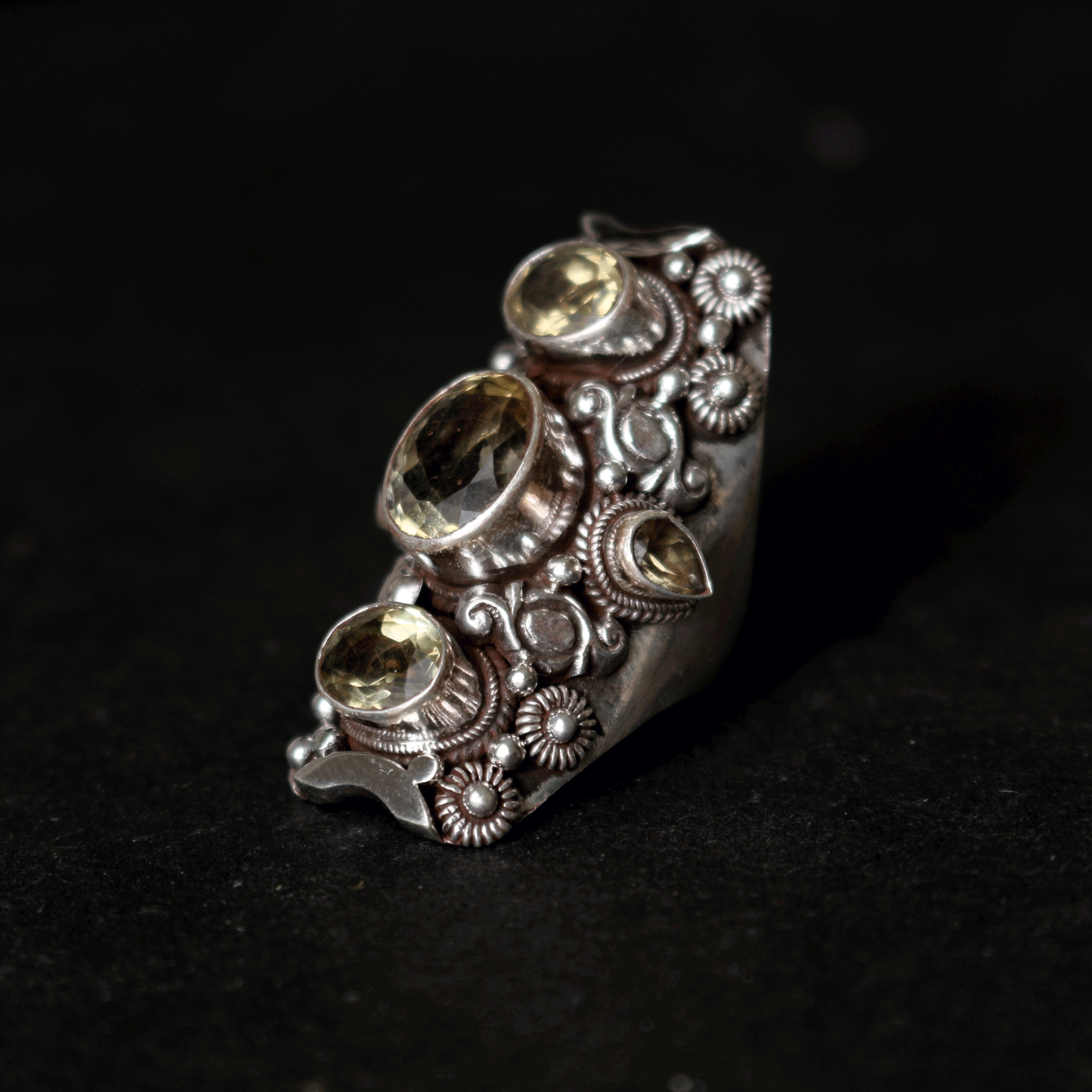 Sterling Silver Saddle Ring