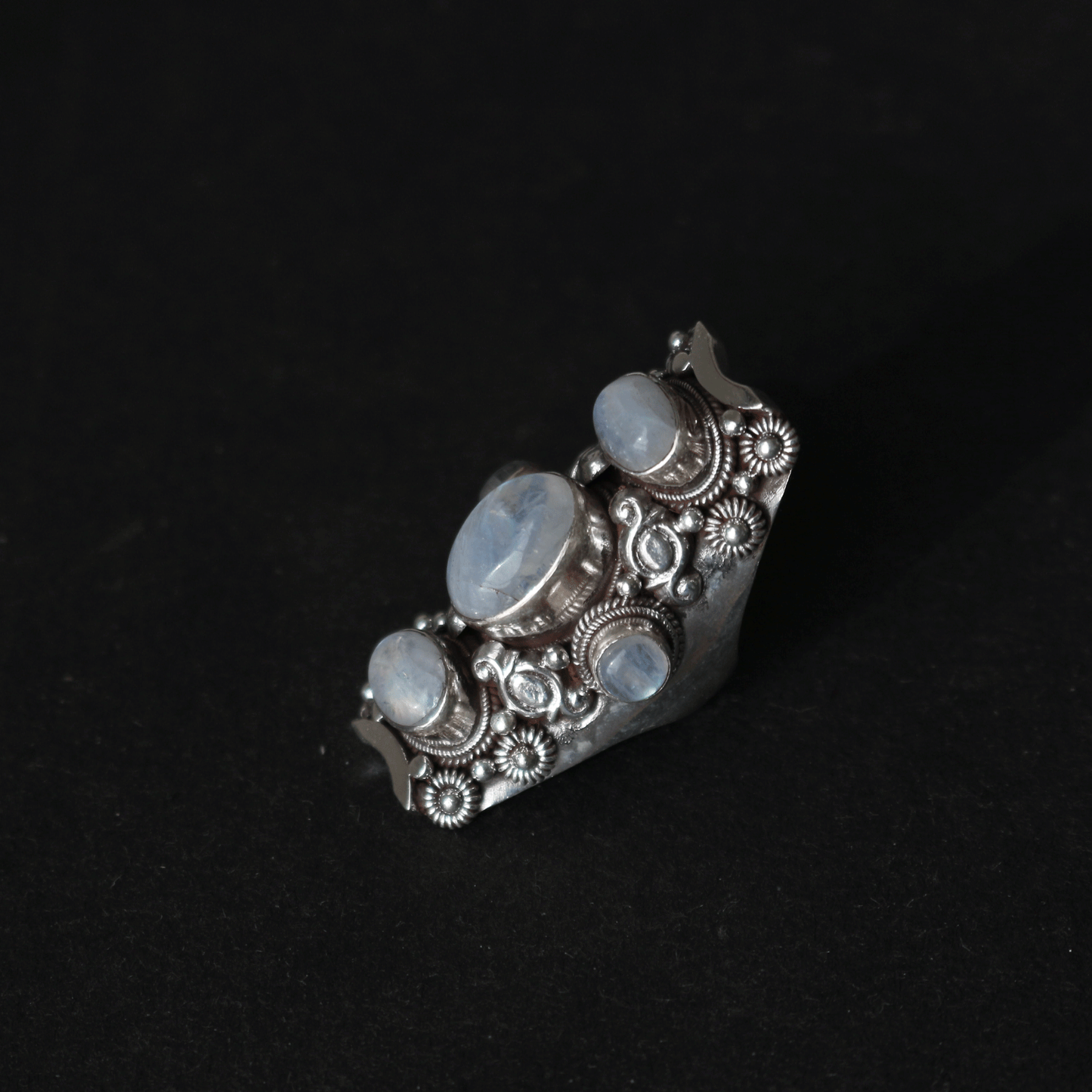 Sterling Silver Saddle Ring