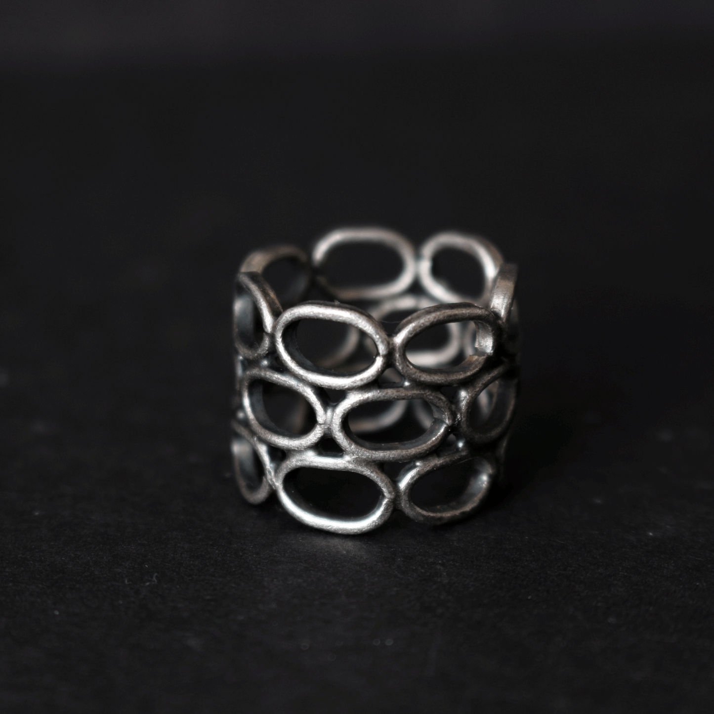 Geometric Silver Ring