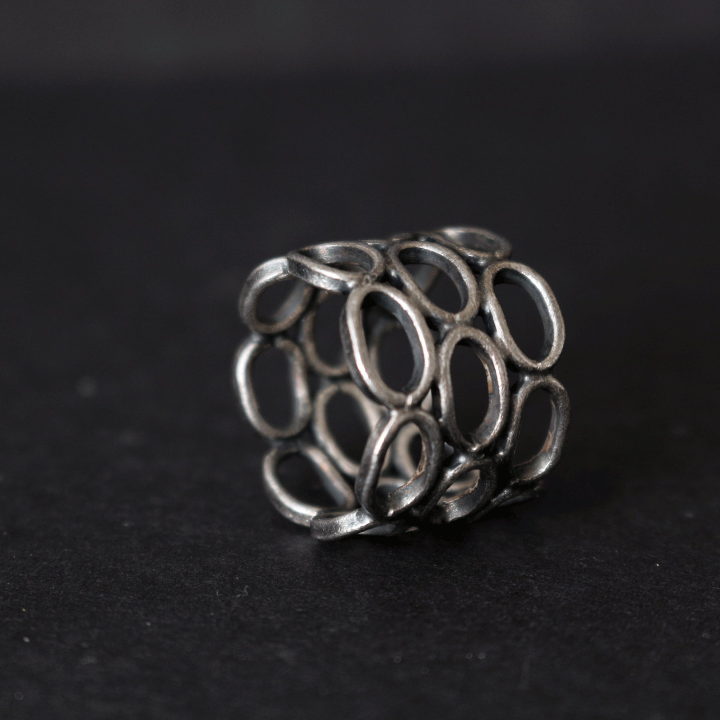 Geometric Silver Ring