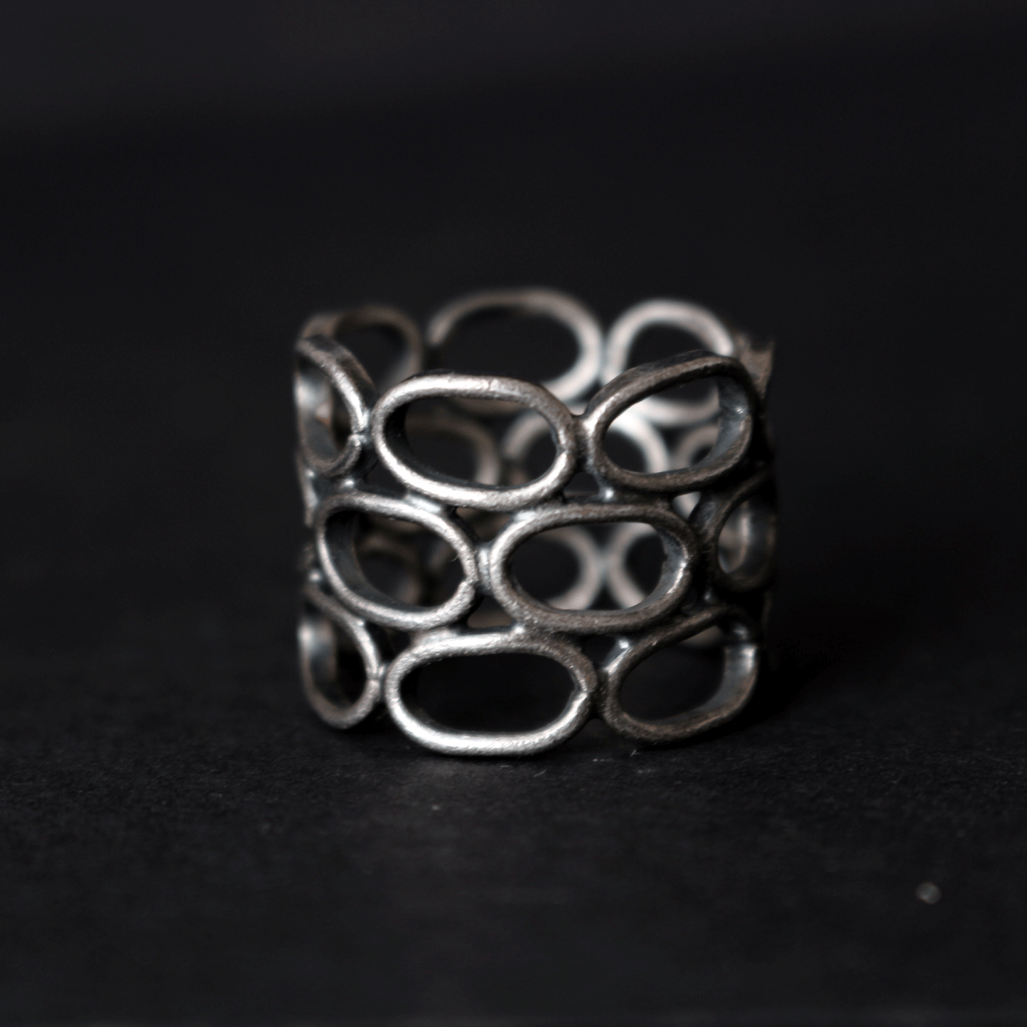 Geometric Silver Ring