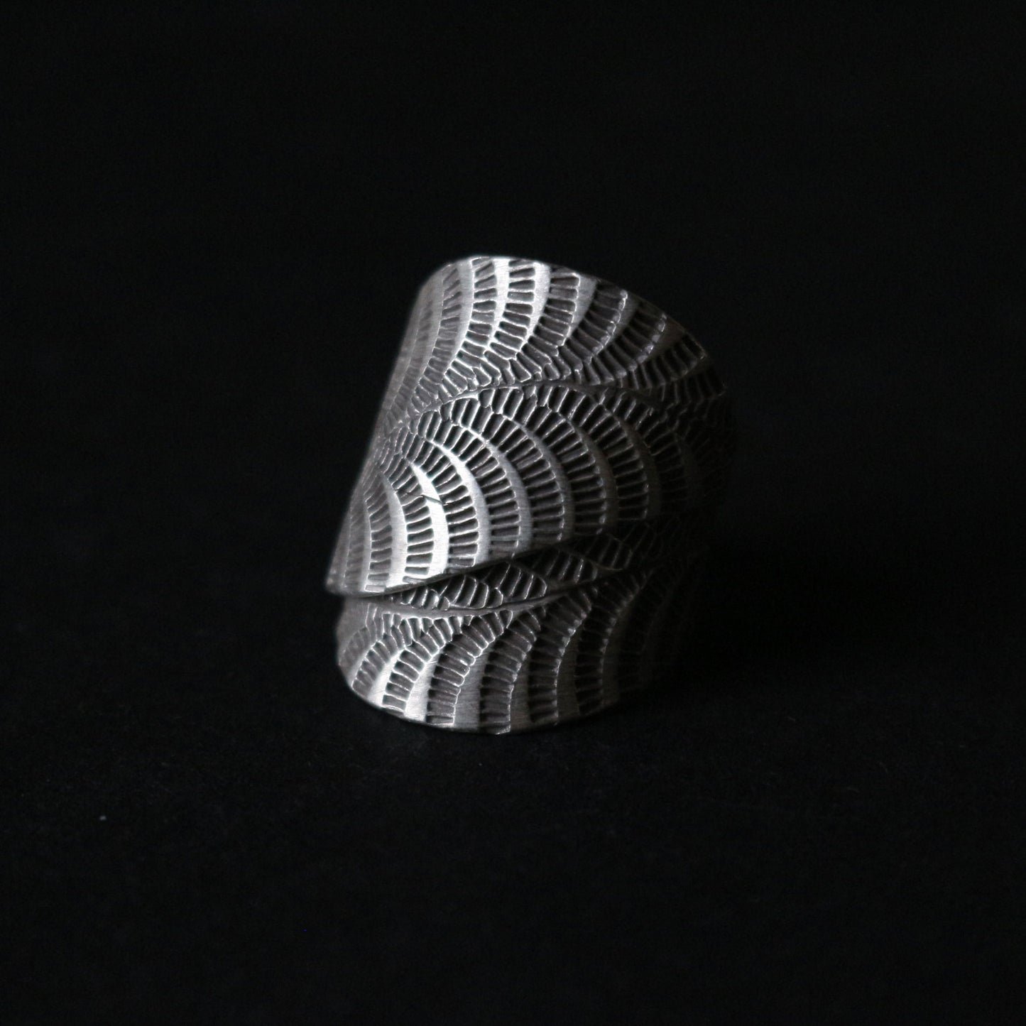 Silver Leaf Ring