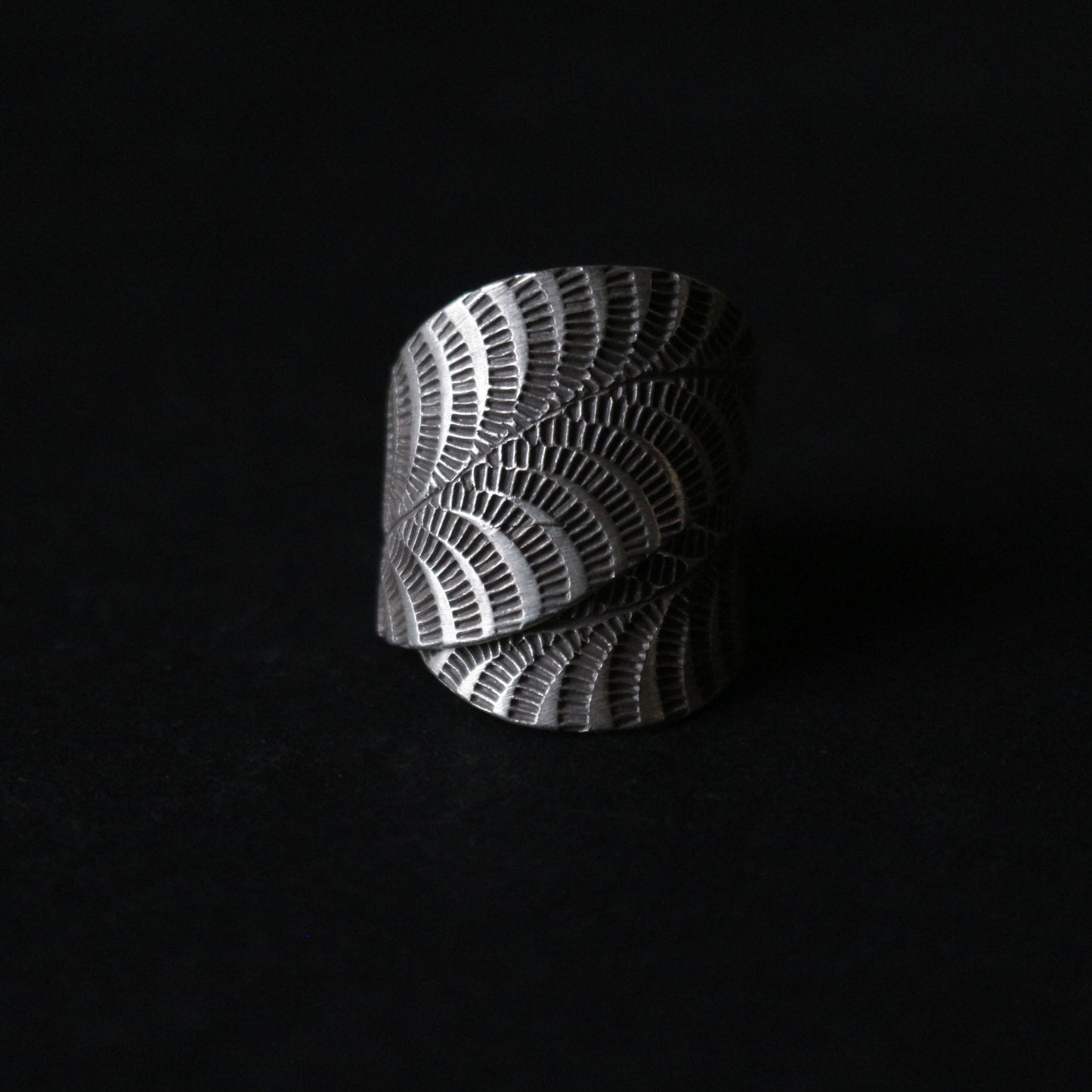 Silver Leaf Ring