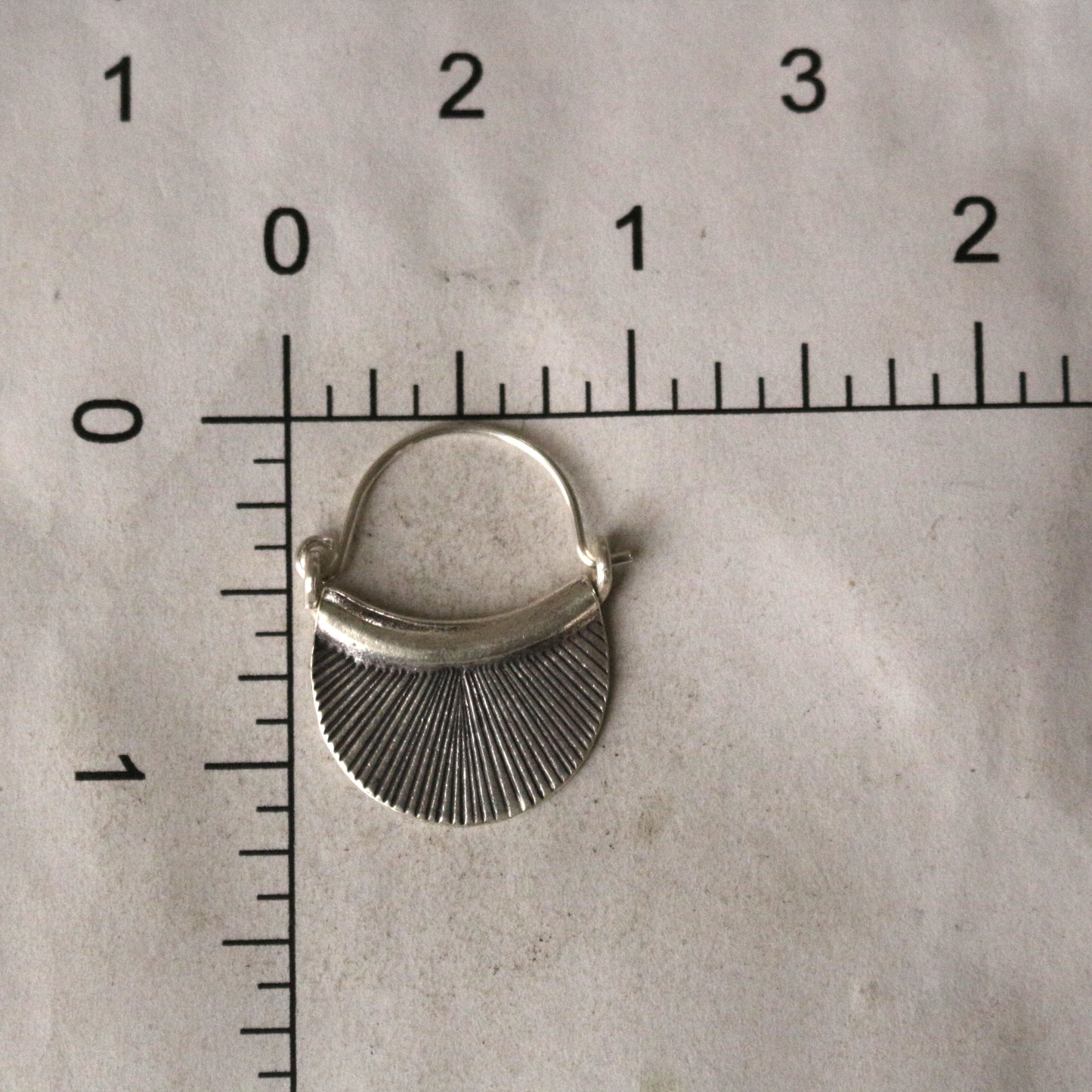 Half Moon Hoop Earrings