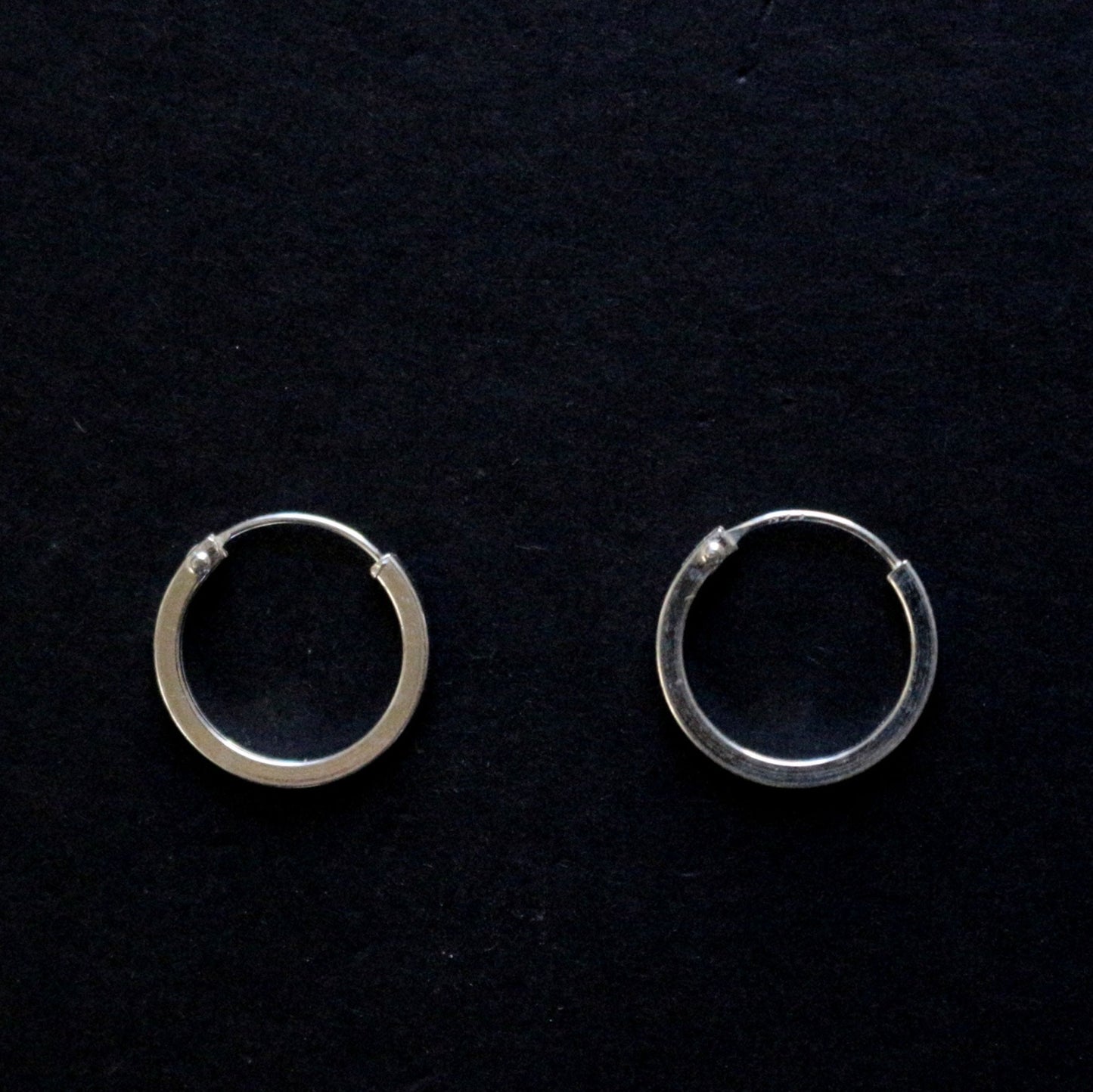 Silver Hoop Earrings