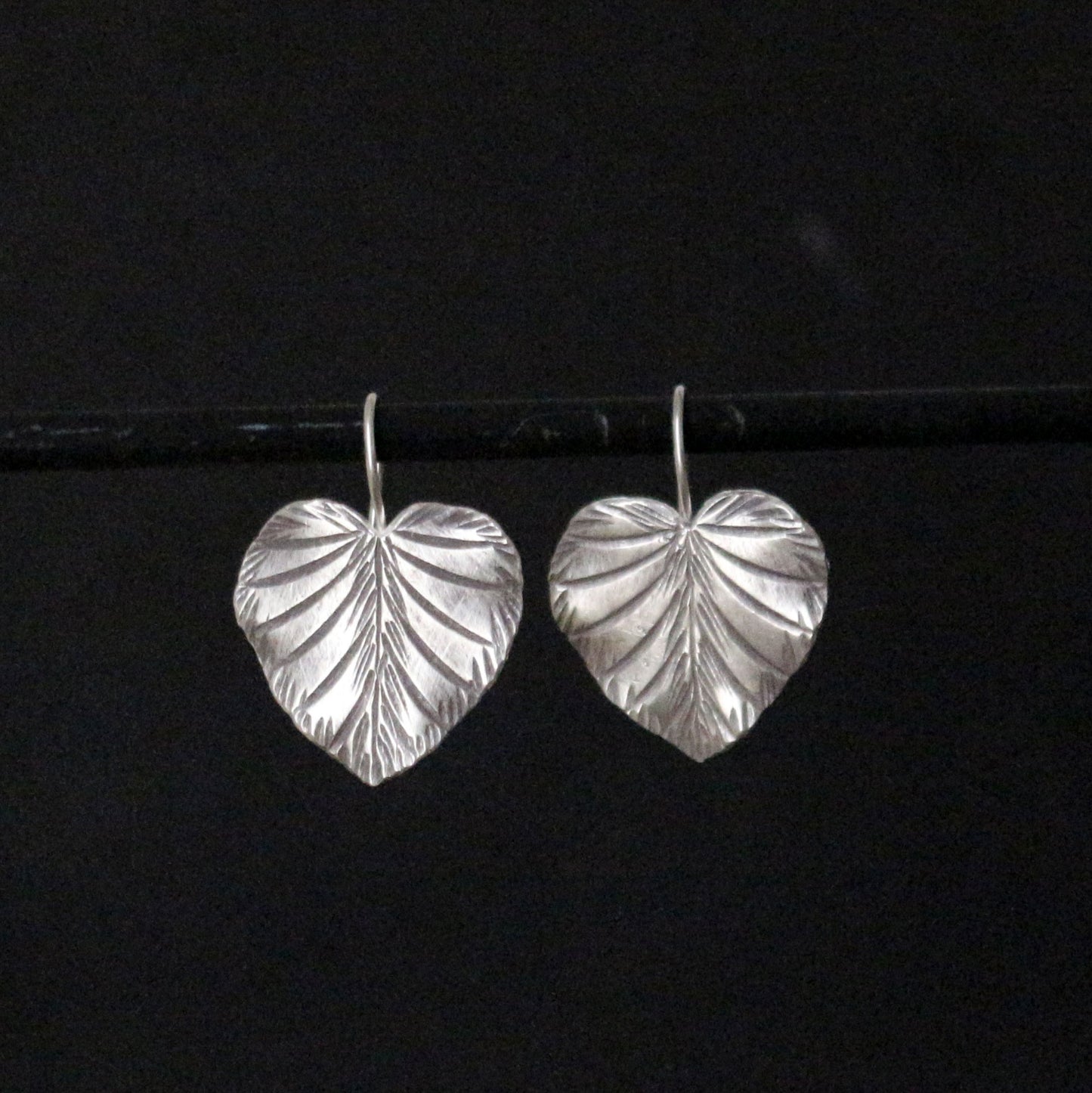 Silver Leaf Earrings