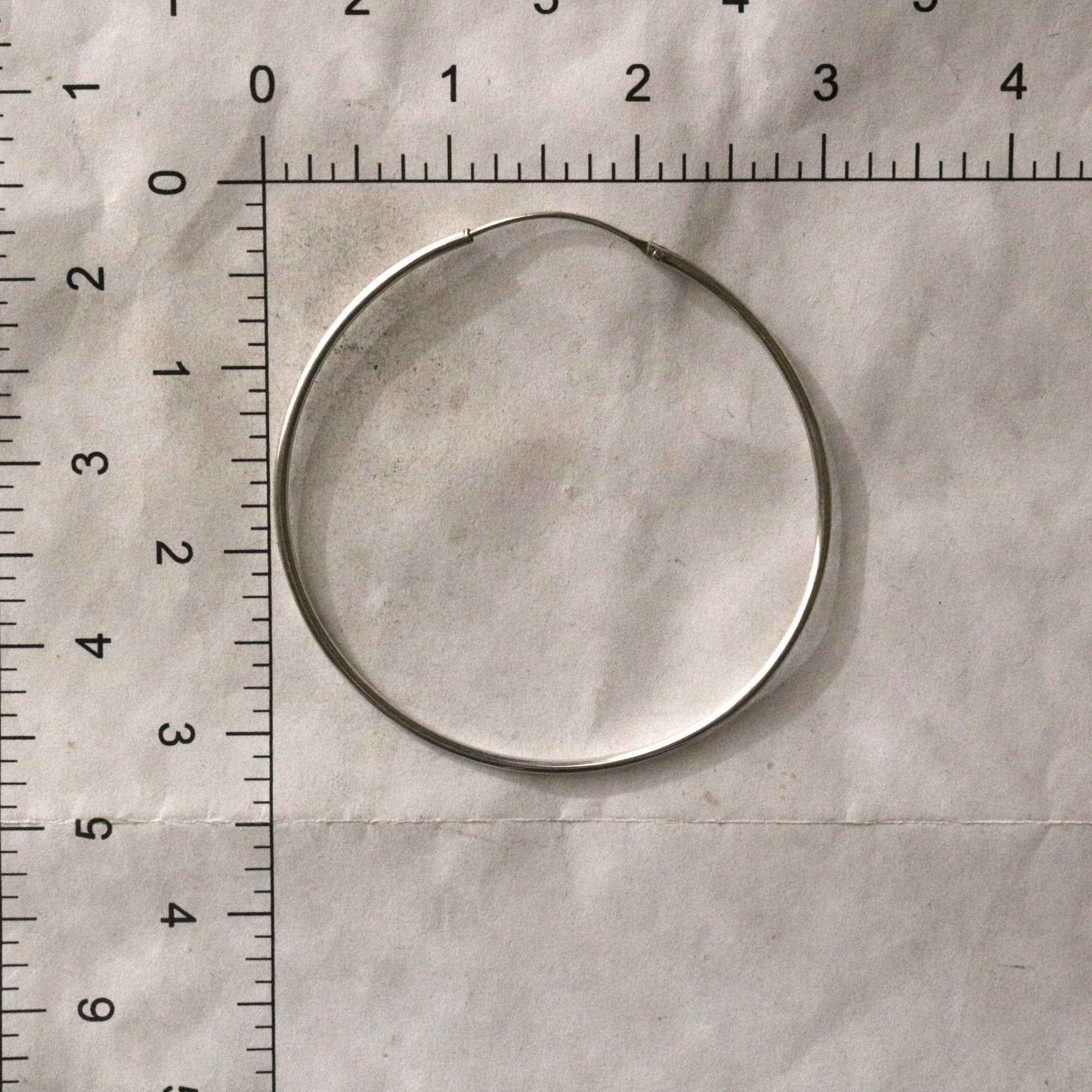 Extra Large Sterling Silver Hoop Earrings
