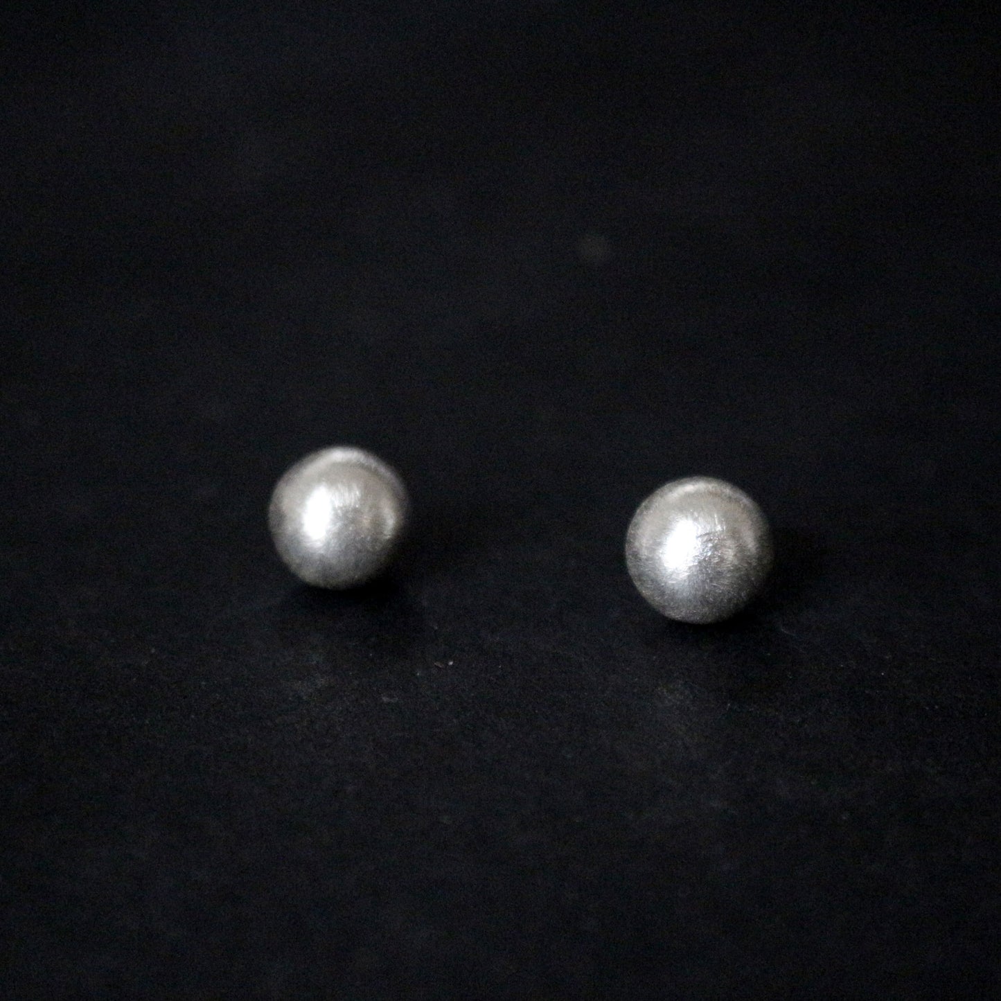 Hilltribe Silver Ball Stud Earrings