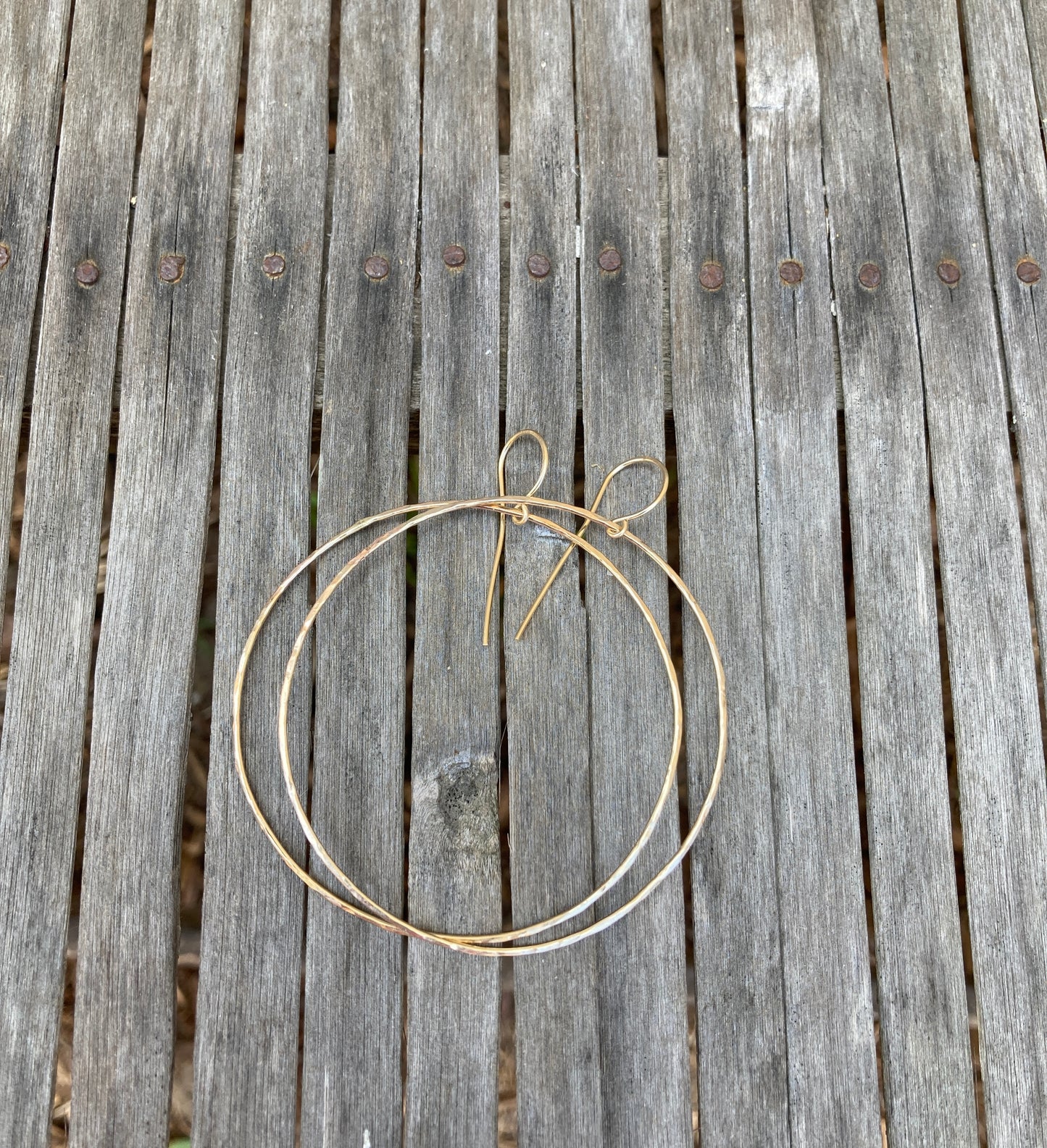 Simple Gold Filled Hoop Earrings