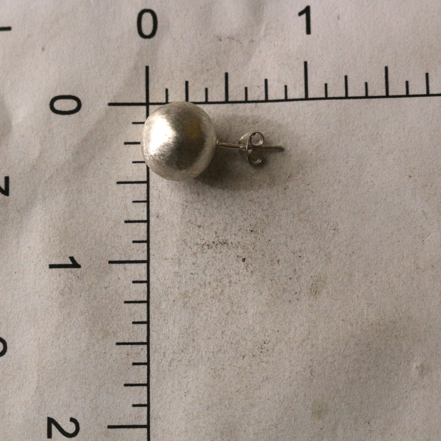 Hilltribe Silver Ball Stud Earrings