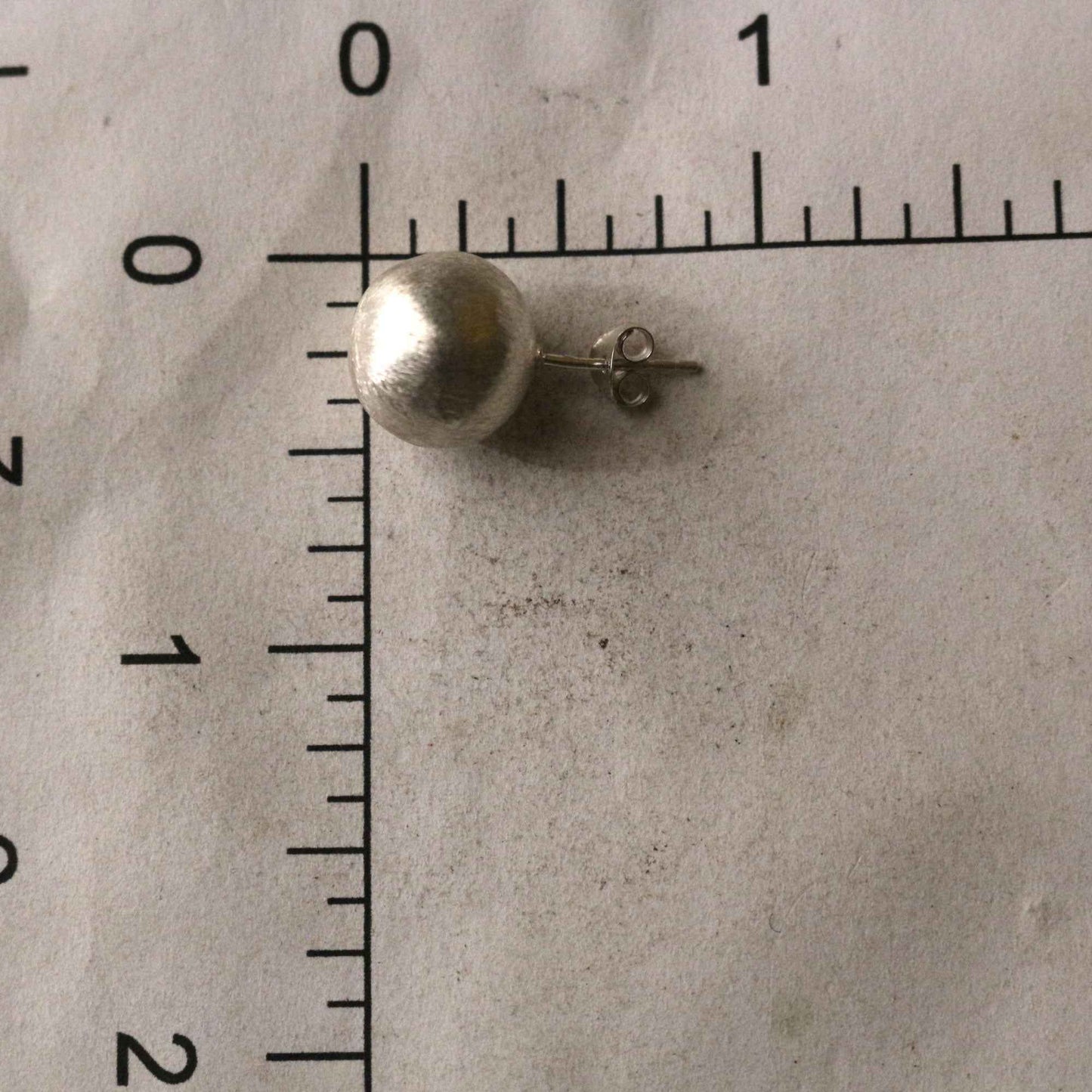 Hilltribe Silver Ball Stud Earrings