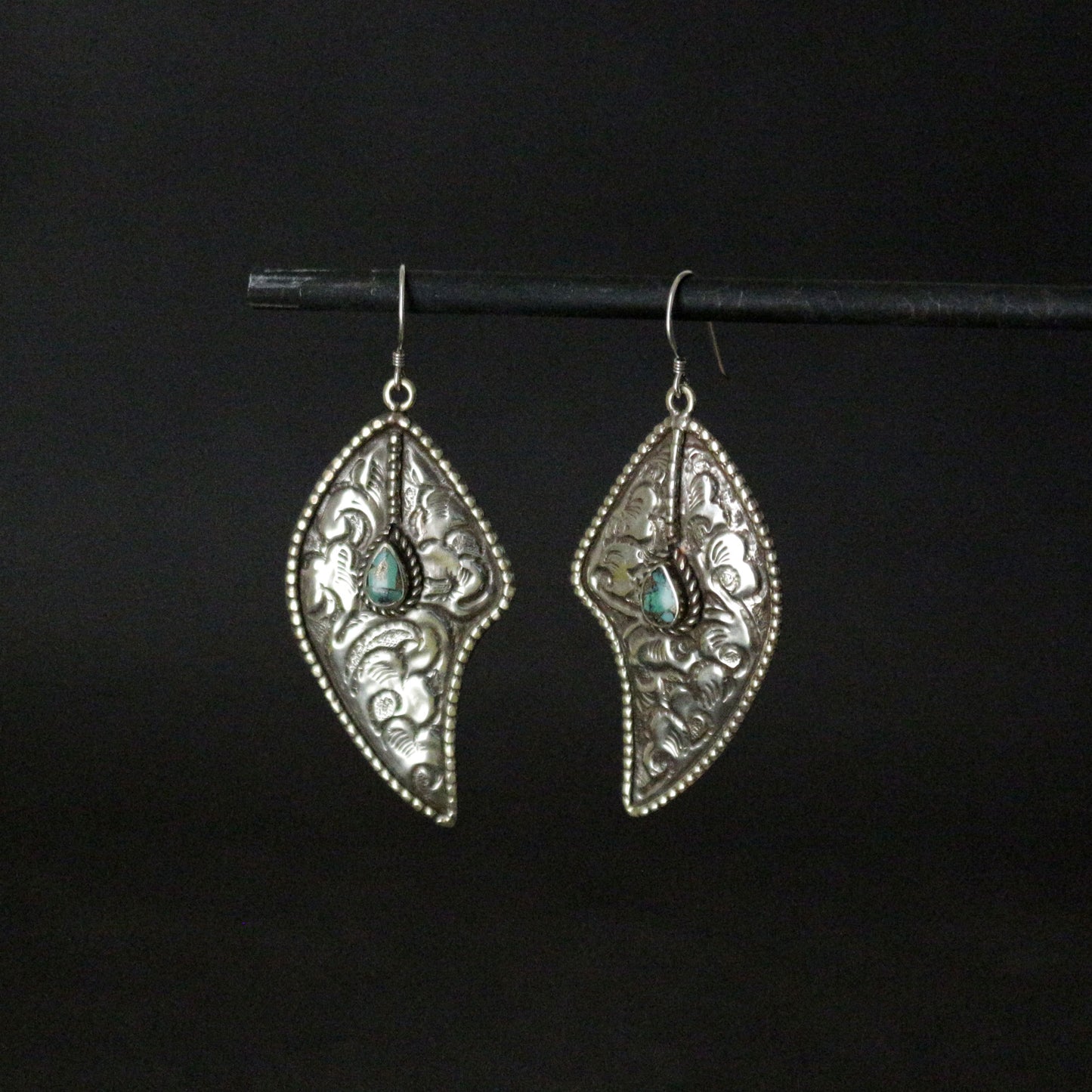 Turquoise Dangle Drop Earrings