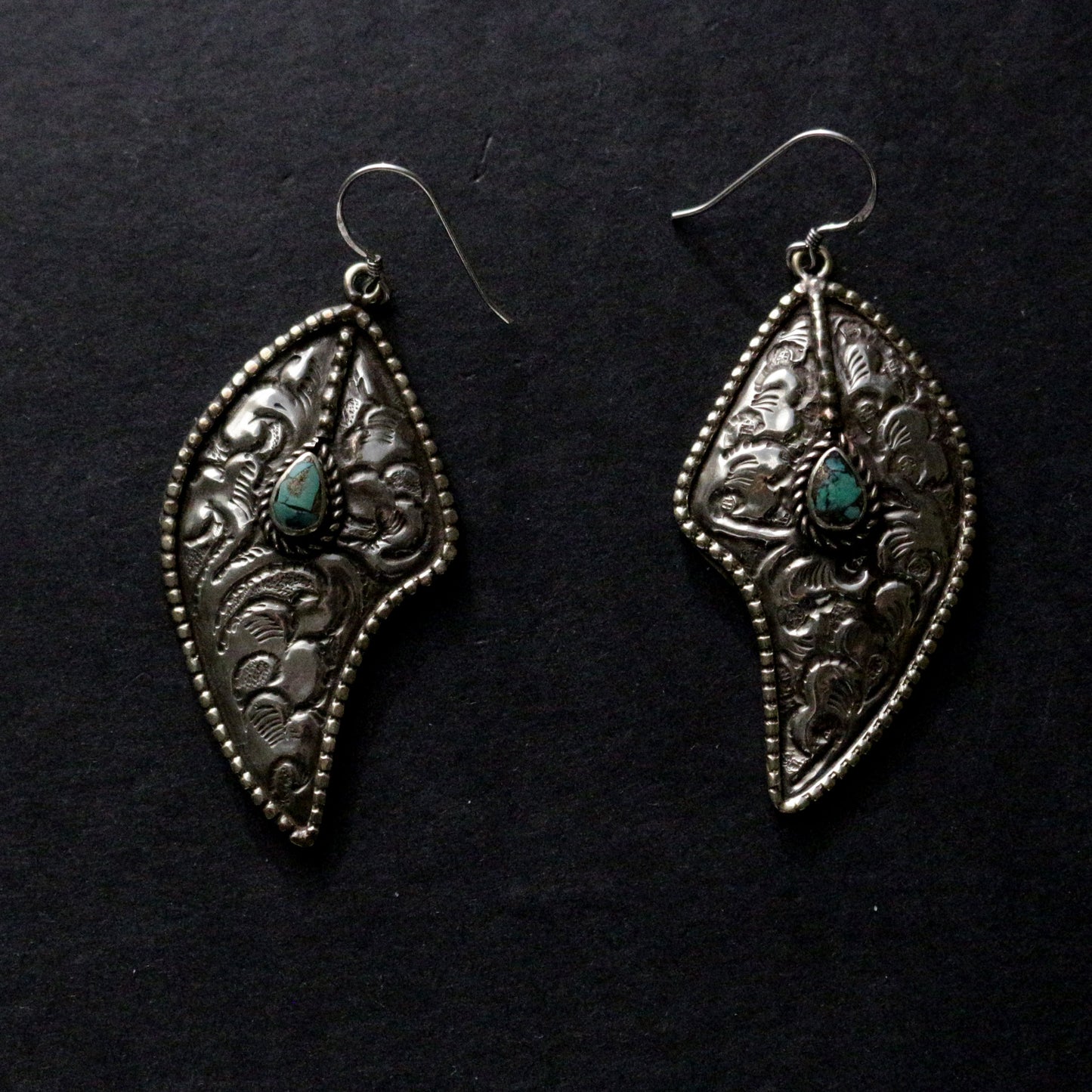Turquoise Dangle Drop Earrings
