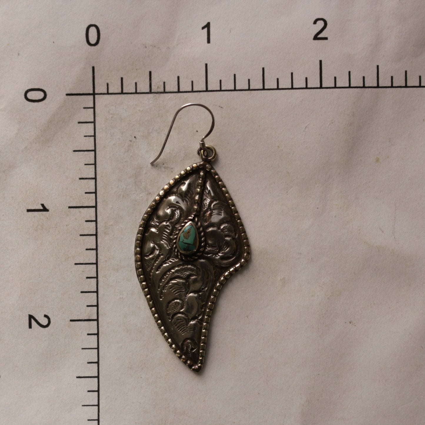 Turquoise Dangle Drop Earrings