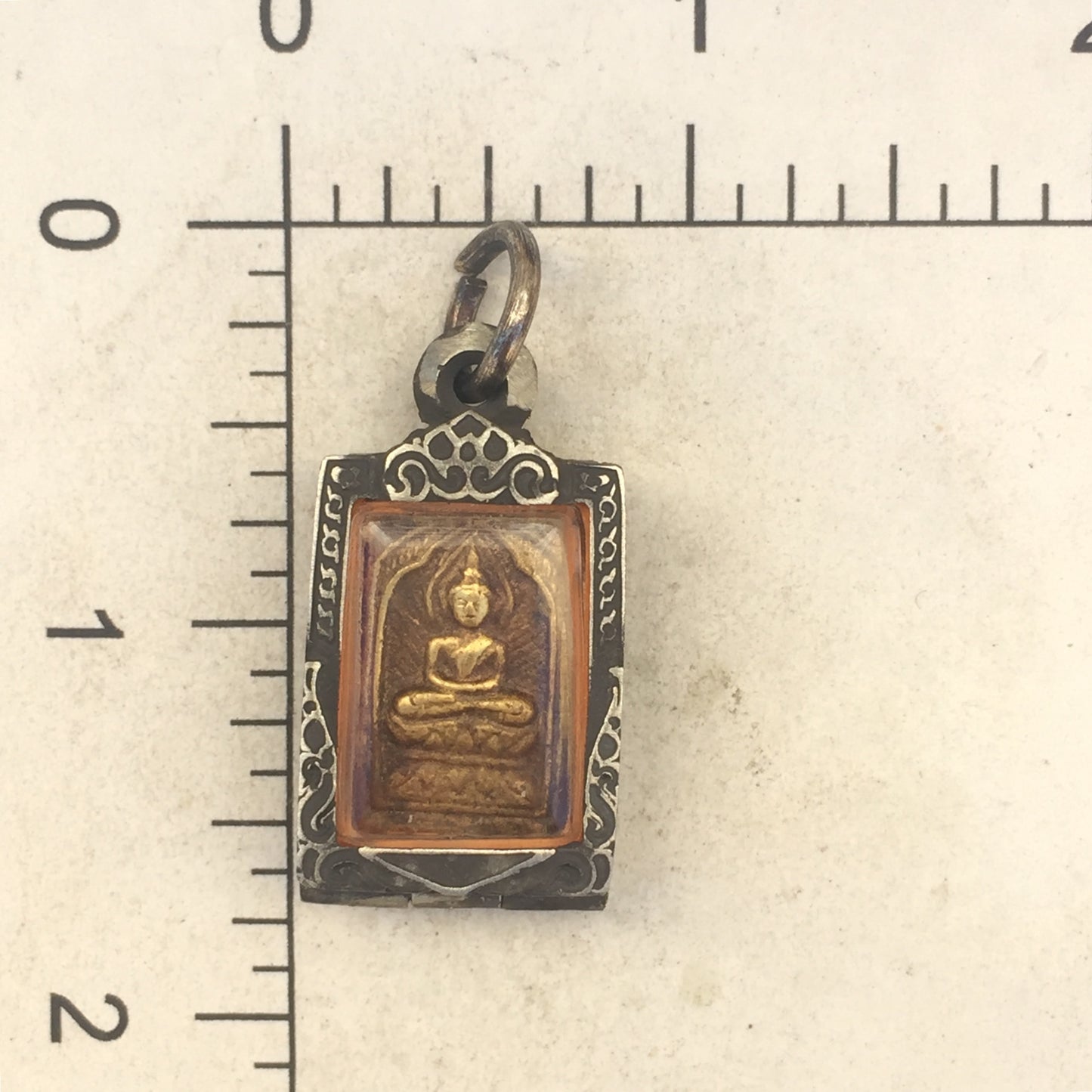 Meditating Buddha Amulet Locket