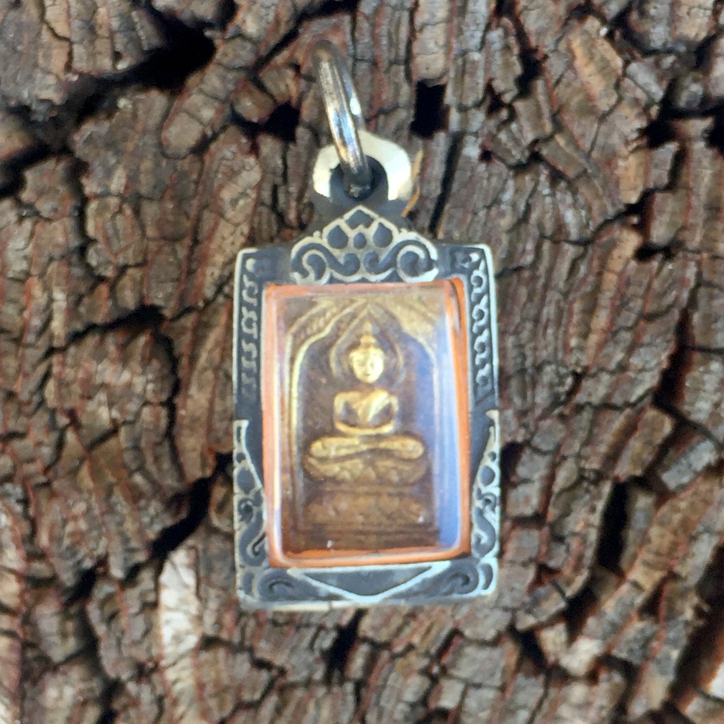 Meditating Buddha Amulet Locket
