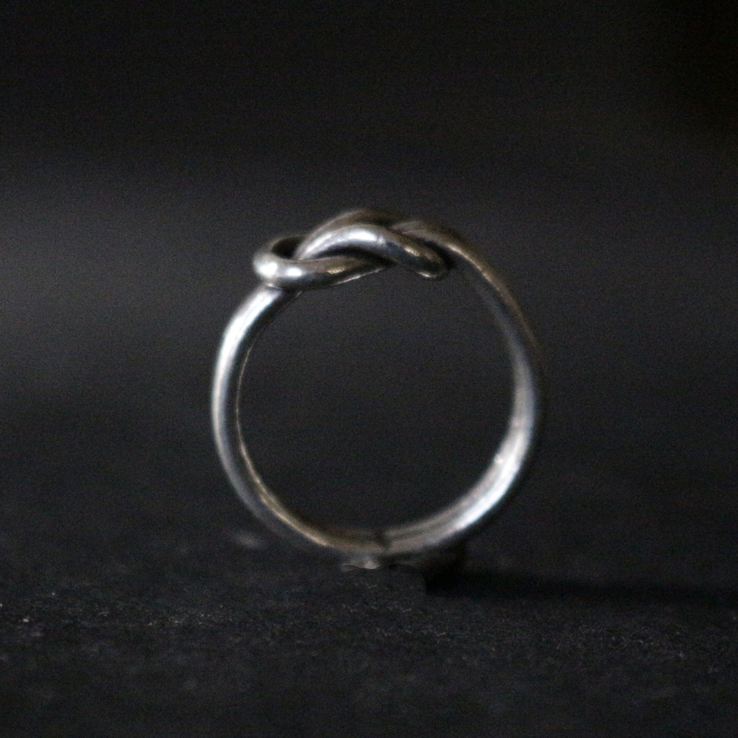 Double Knotted Silver Ring