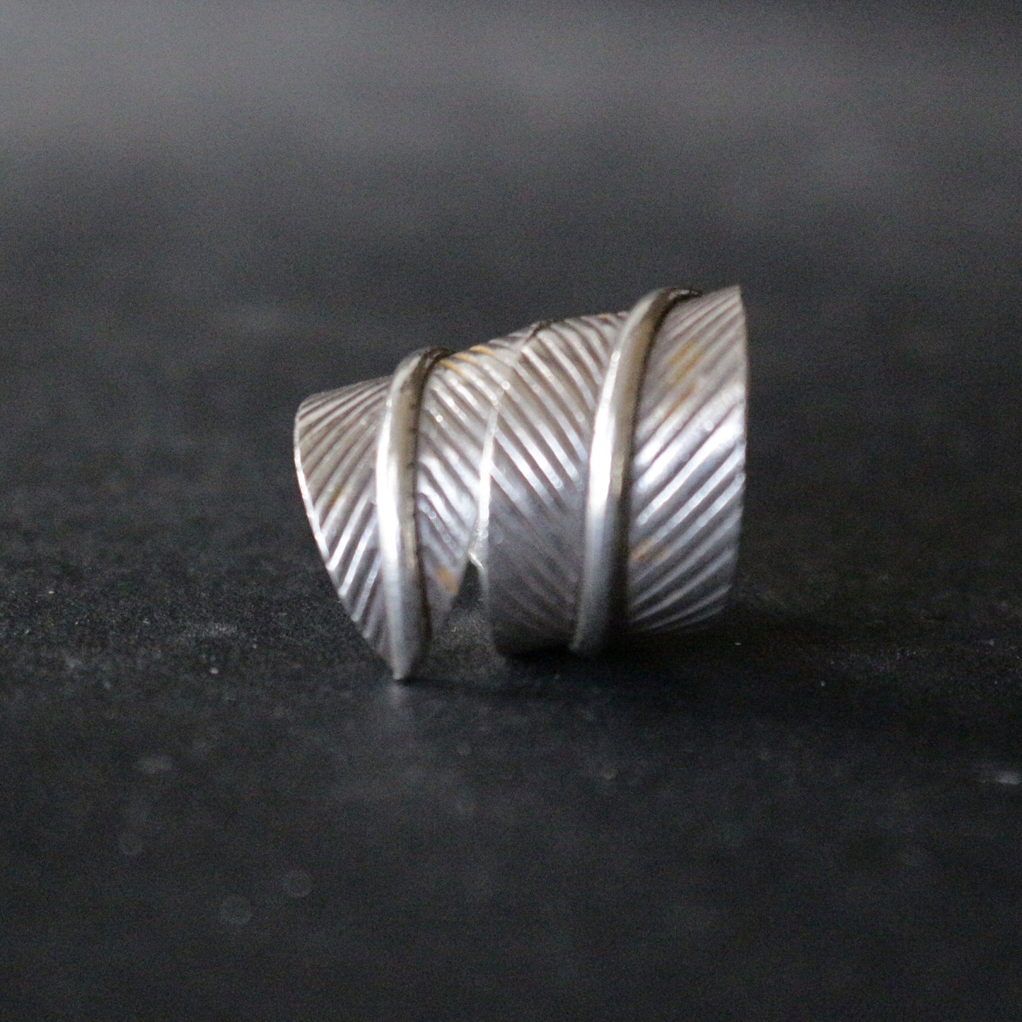 Silver Leaf Ring