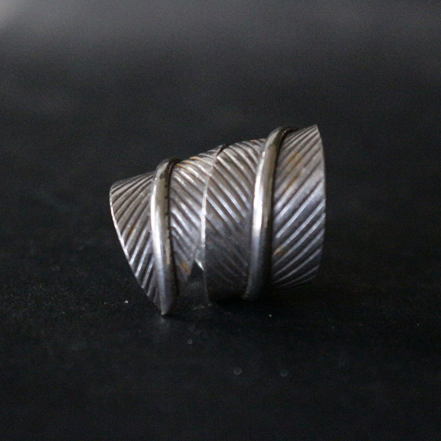 Silver Leaf Ring