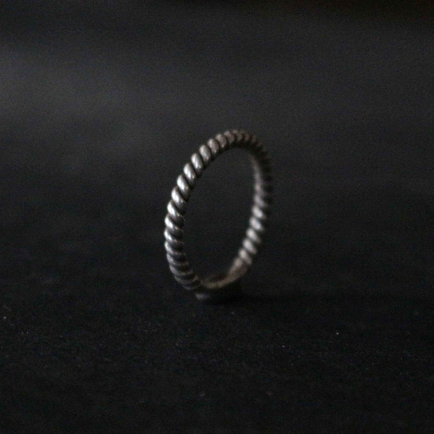 Twisted Wire Silver Ring