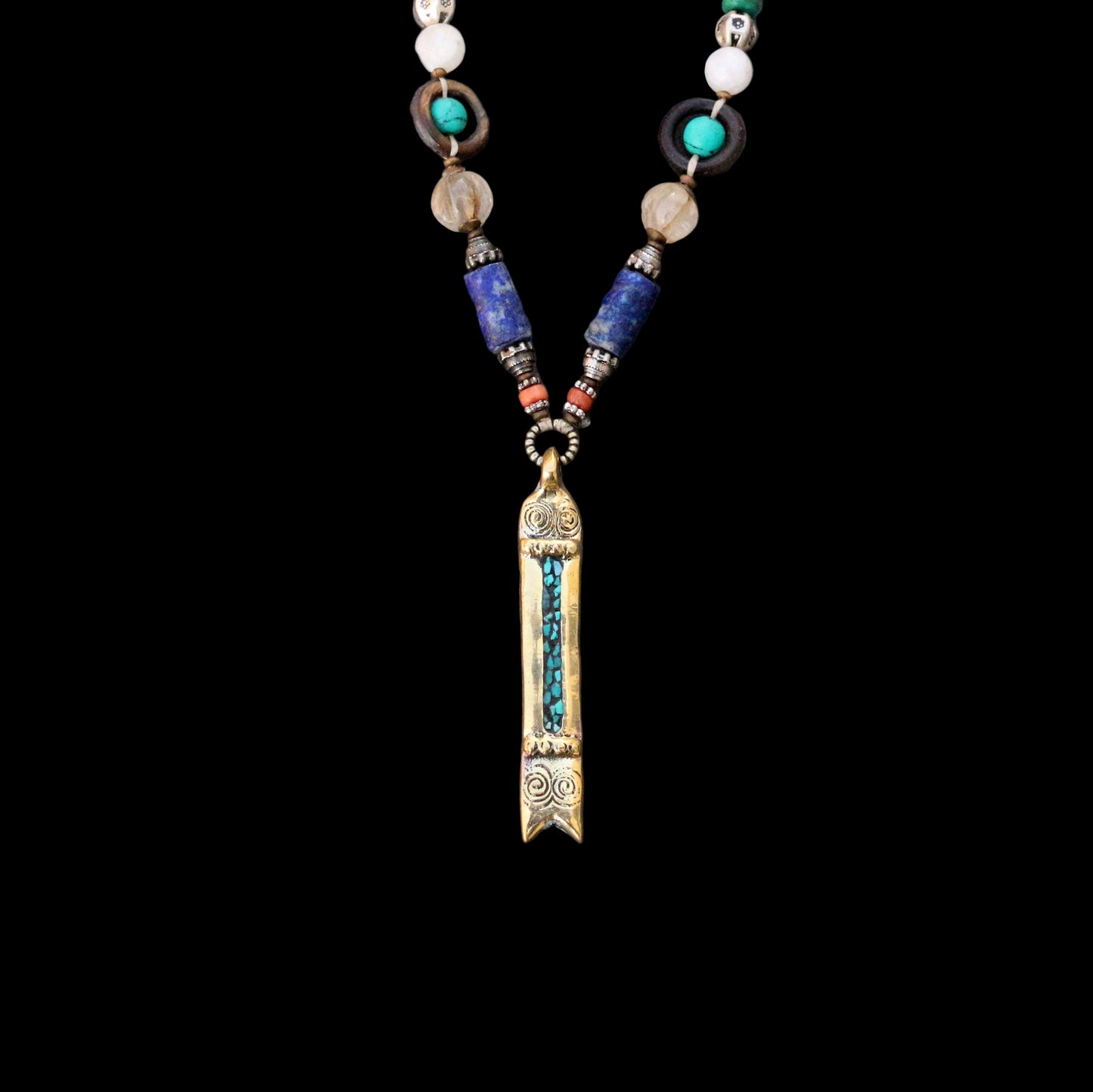 Turquoise Inlay Neckace