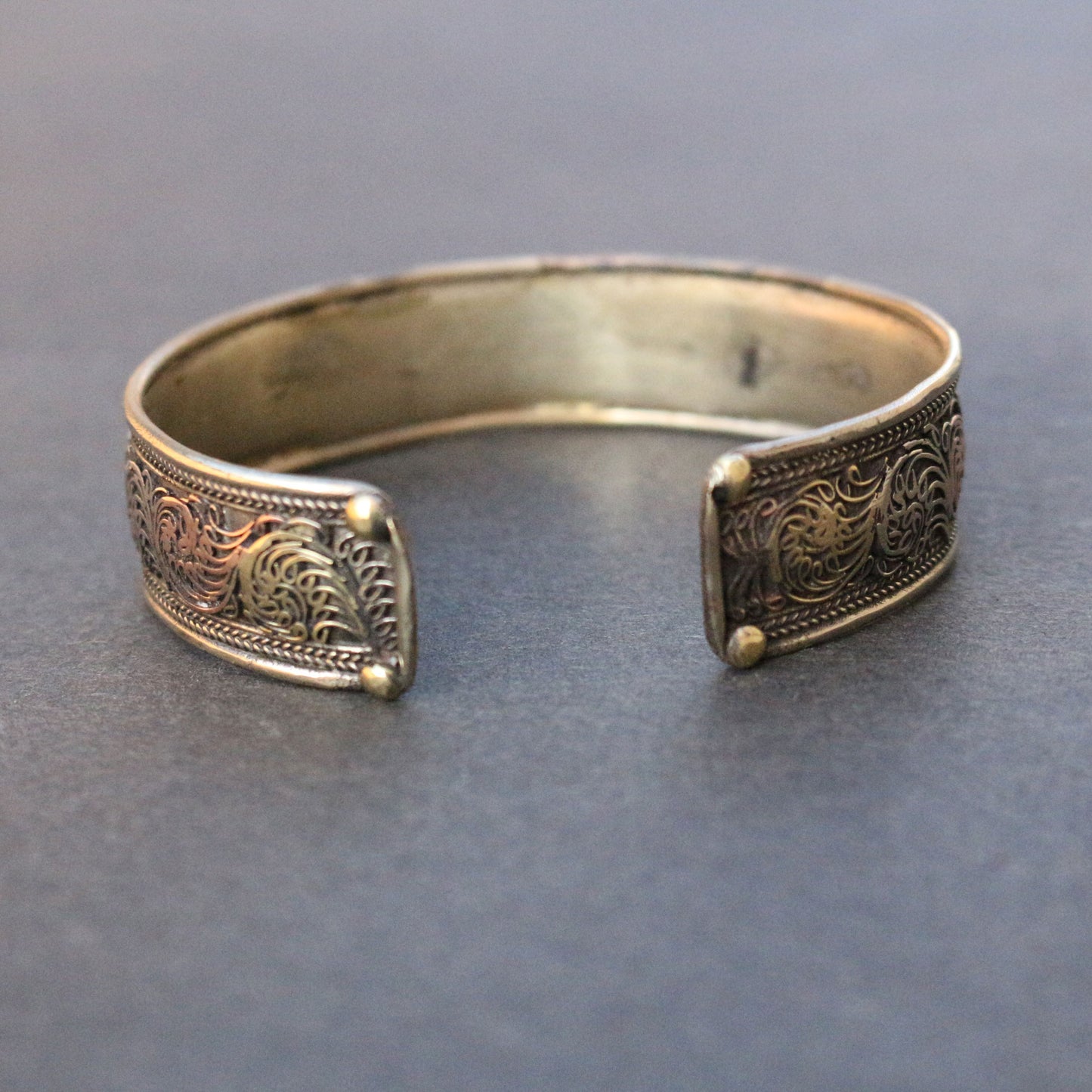 Three Metal Cuff Bracelet