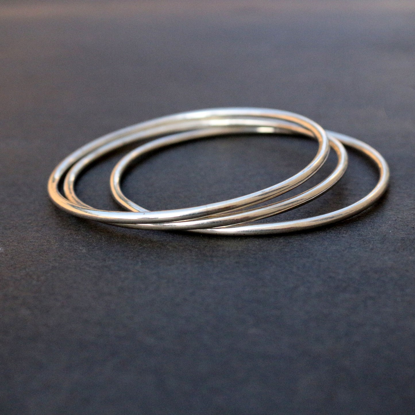 Simple Sterling Silver Bangle Bracelet