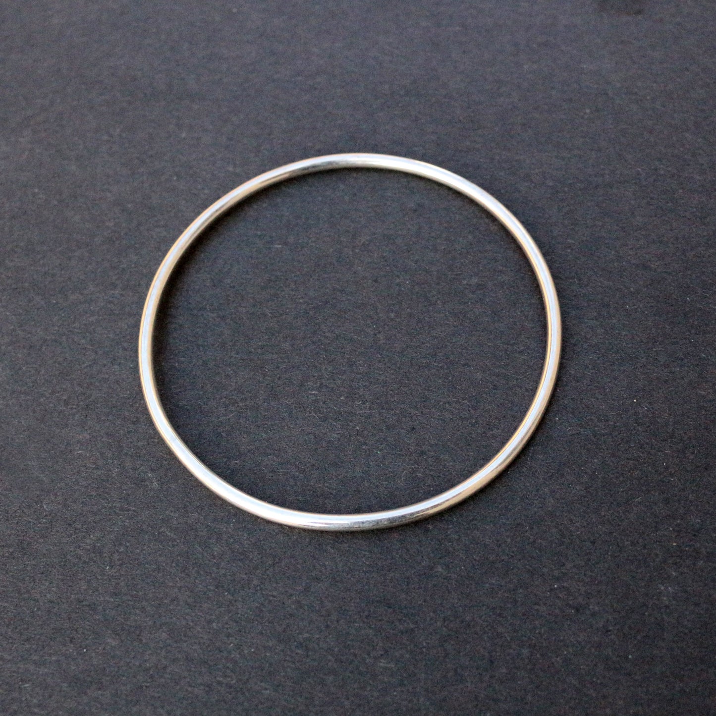 Simple Sterling Silver Bangle Bracelet