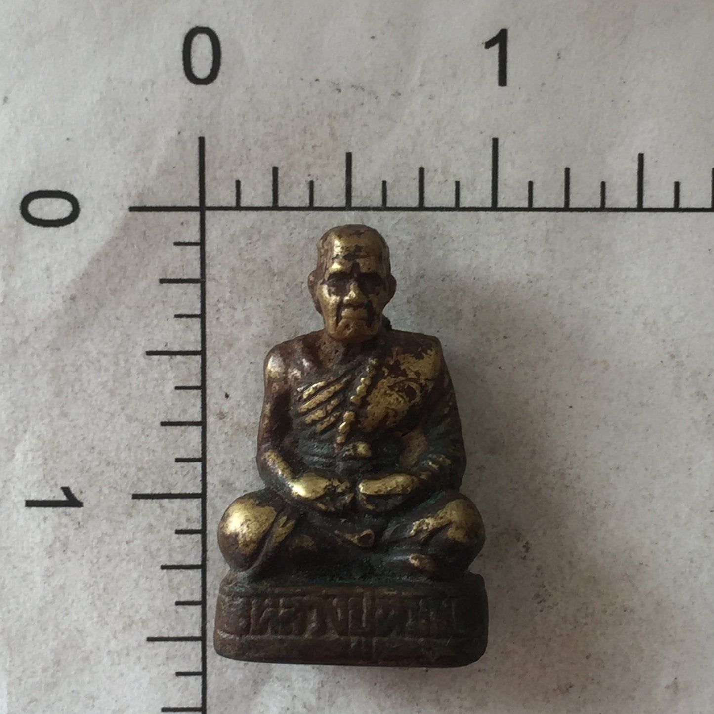 Meditating Buddhist Monk Statue