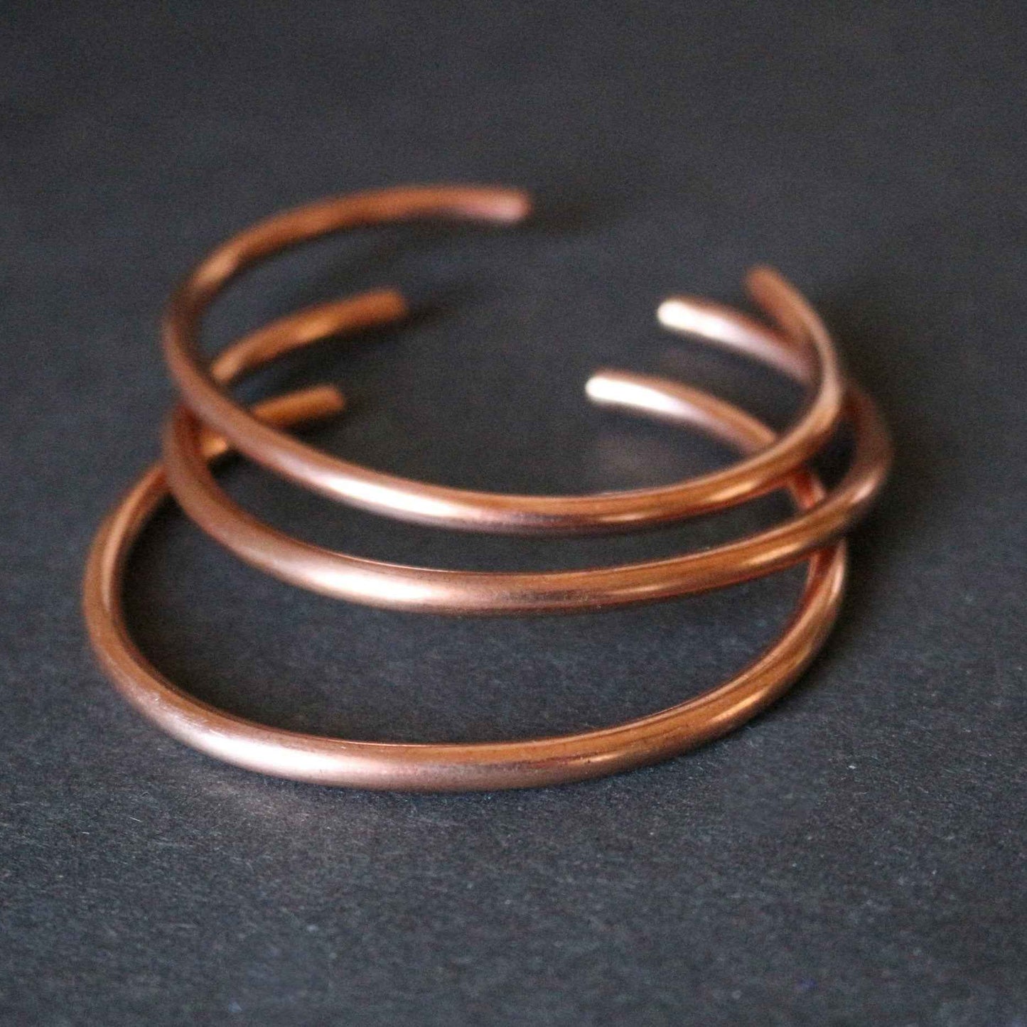 Simple Copper Cuff Bracelet
