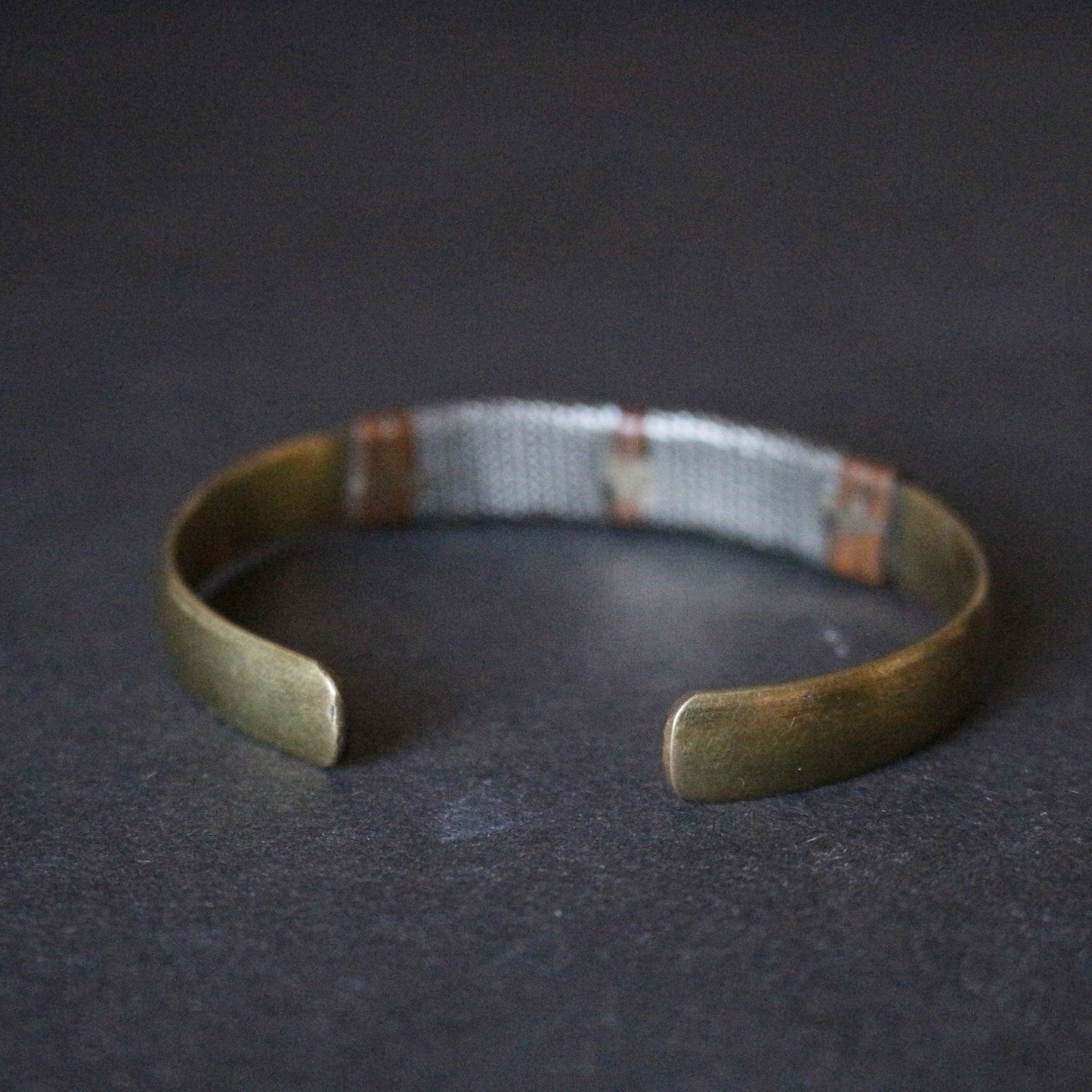 Twisted Wire Brass & Copper Cuff Bracelet