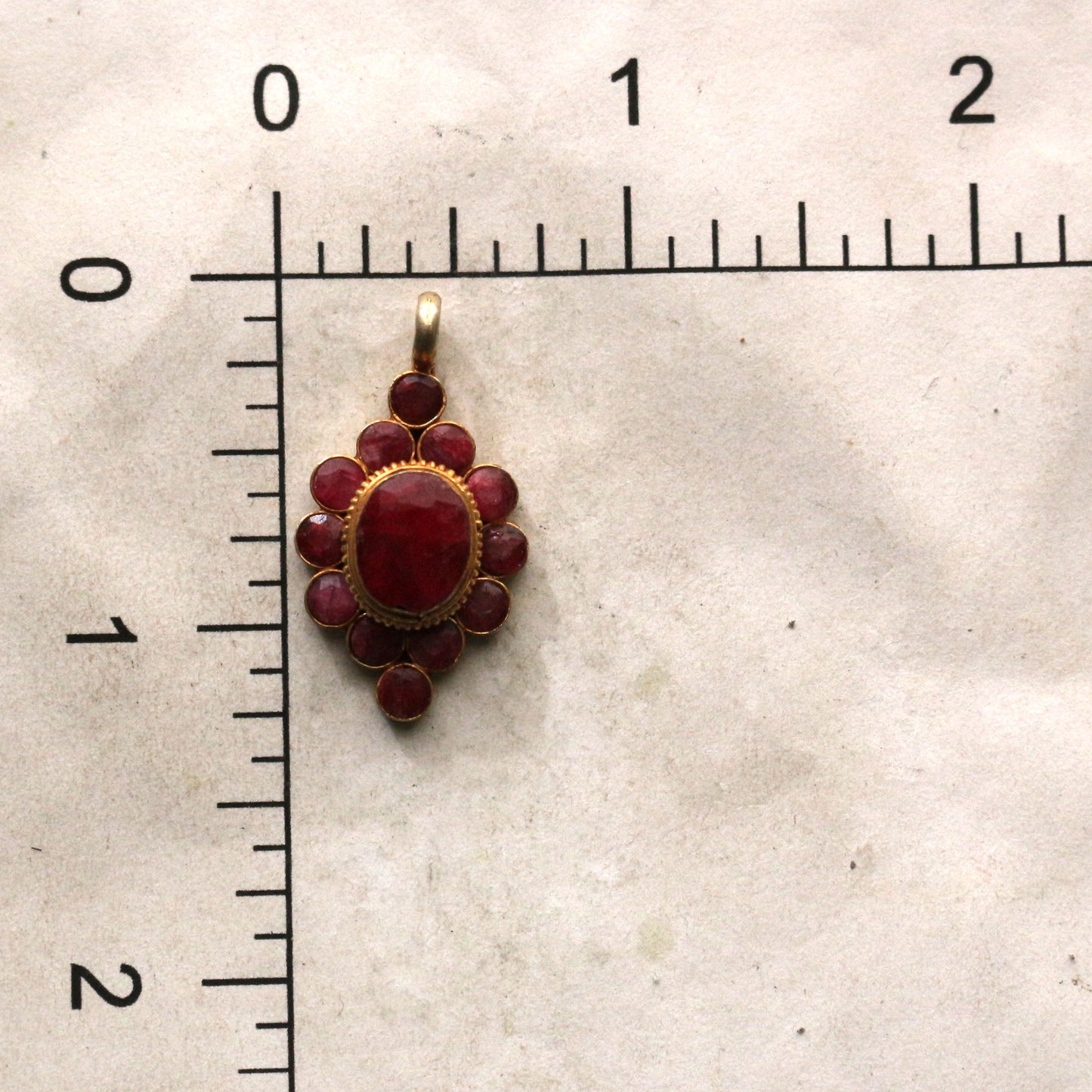 Emerald & Ruby Pendant
