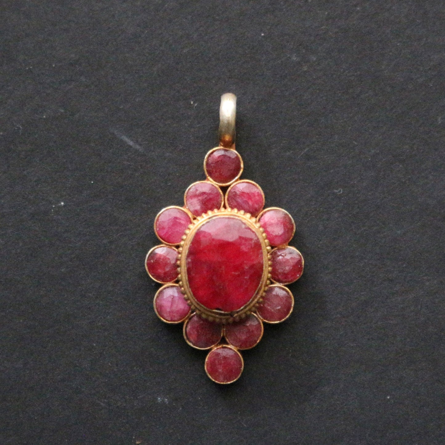 Emerald & Ruby Pendant