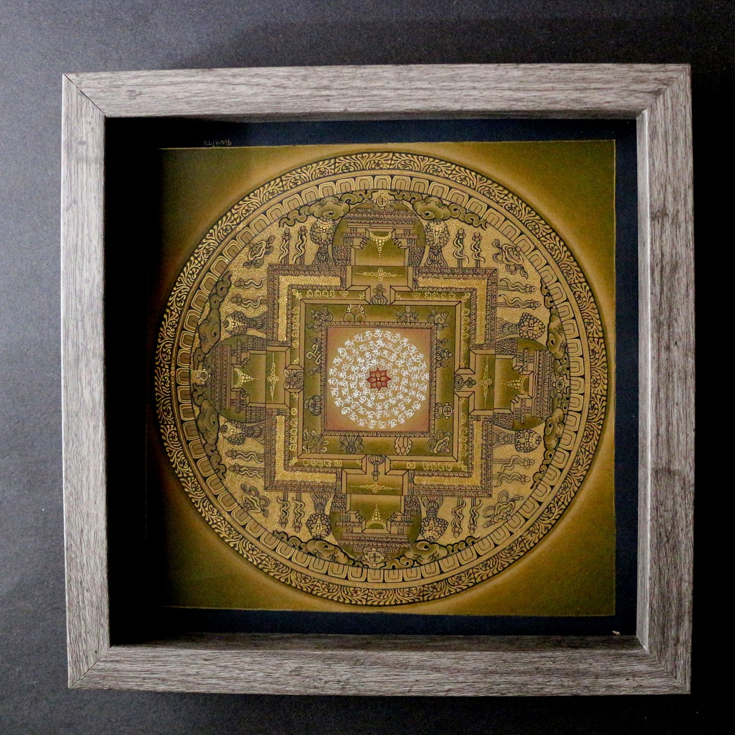 Aum Mandala Thangka Painting