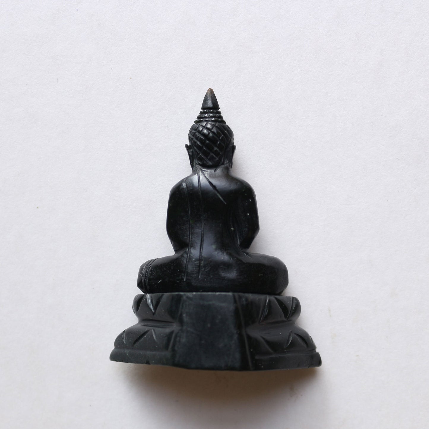 Black Jade Meditating Buddha