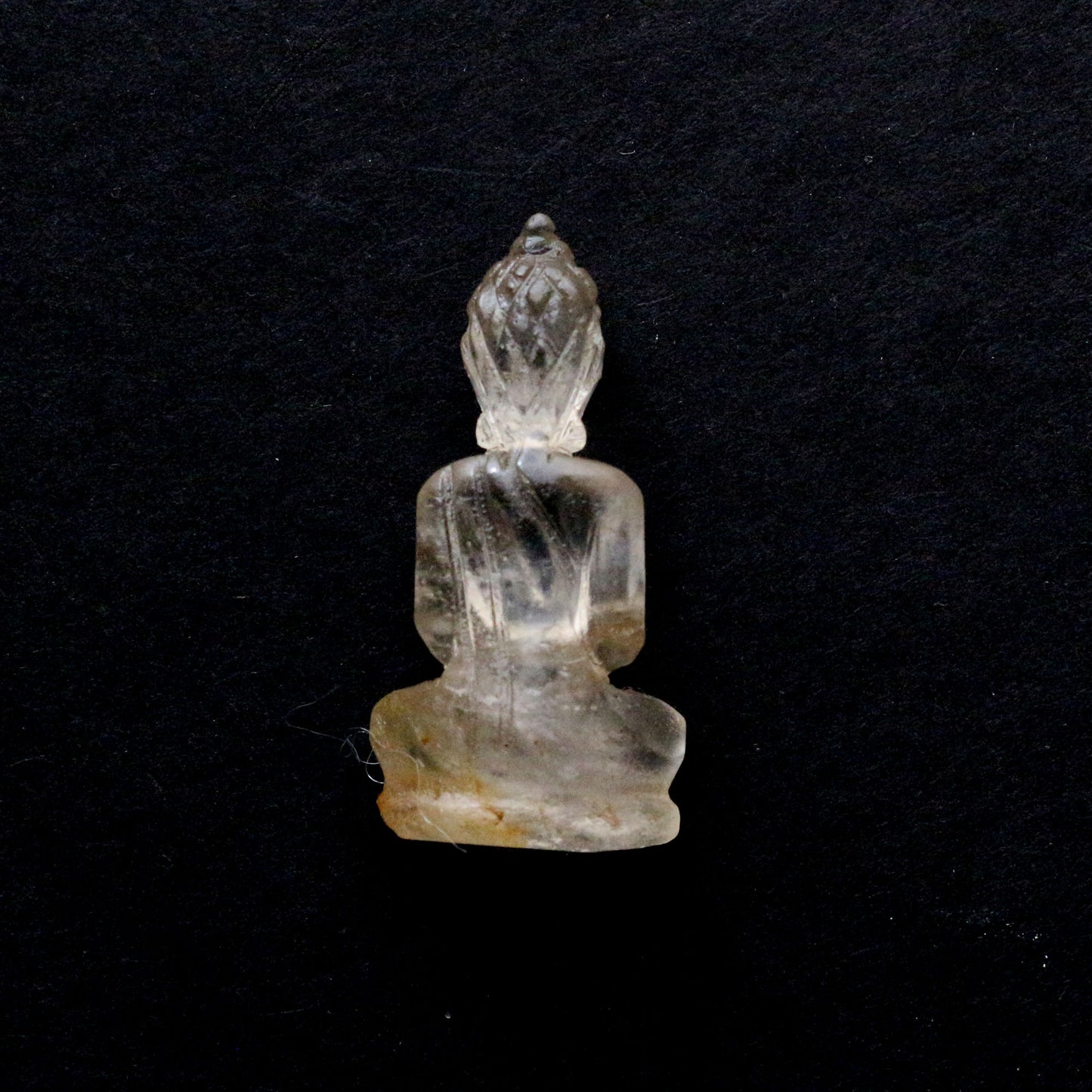 Natural Quartz Meditating Buddha