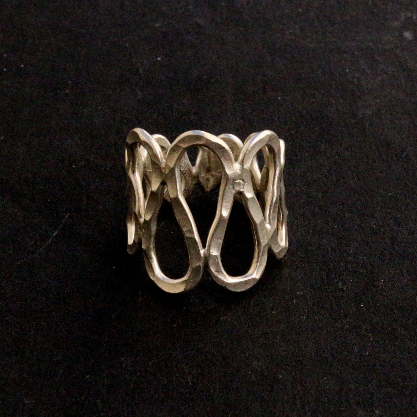 Hammered Silver Ring
