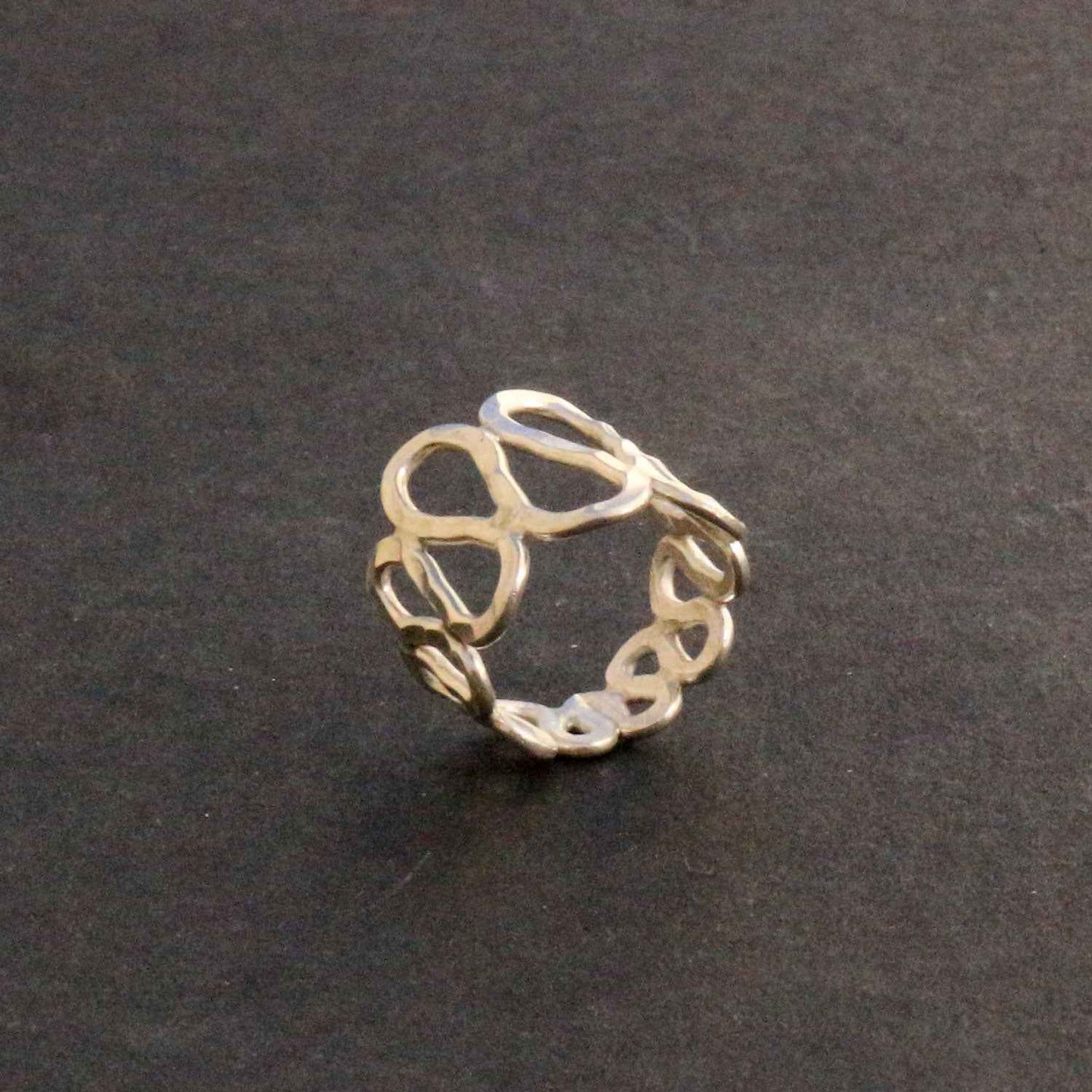 Hammered Silver Ring
