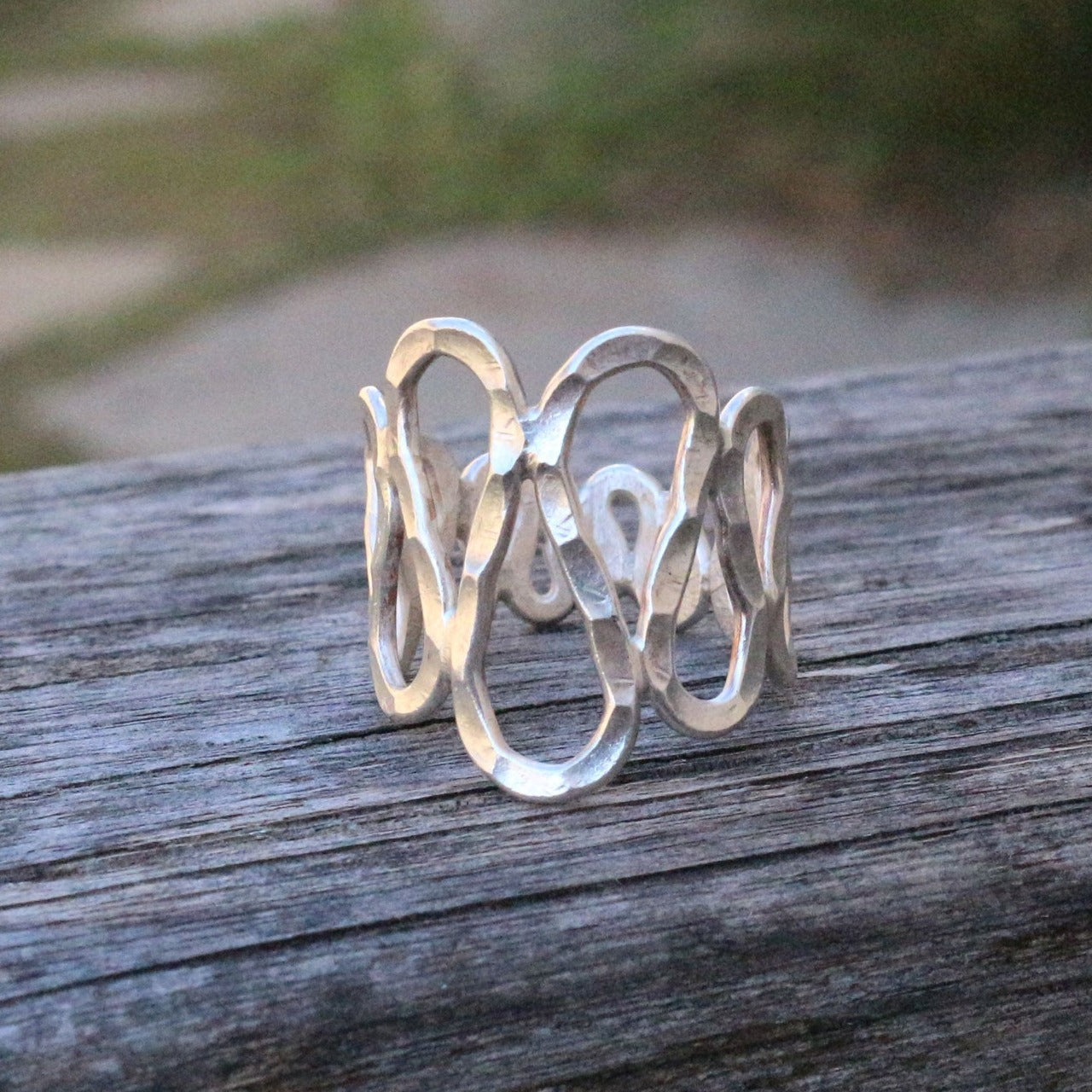 Hammered Silver Ring