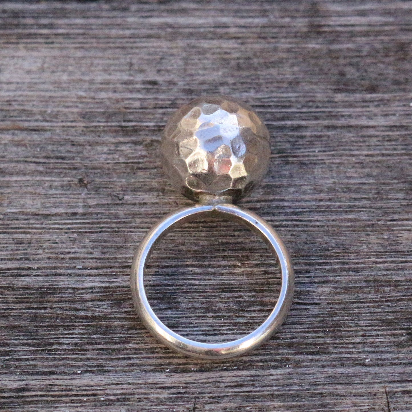 Silver Ball Ring