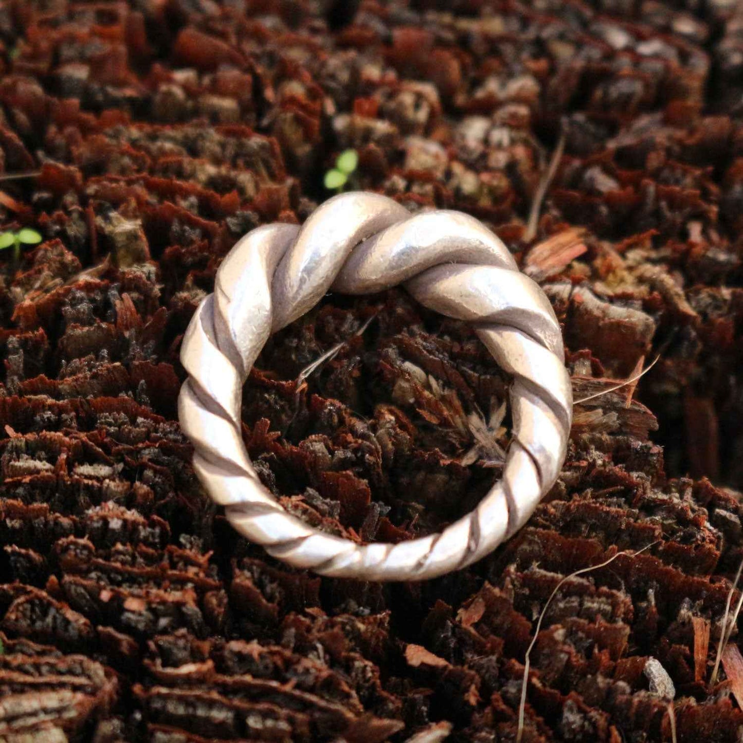 Twisted Wire Silver Ring