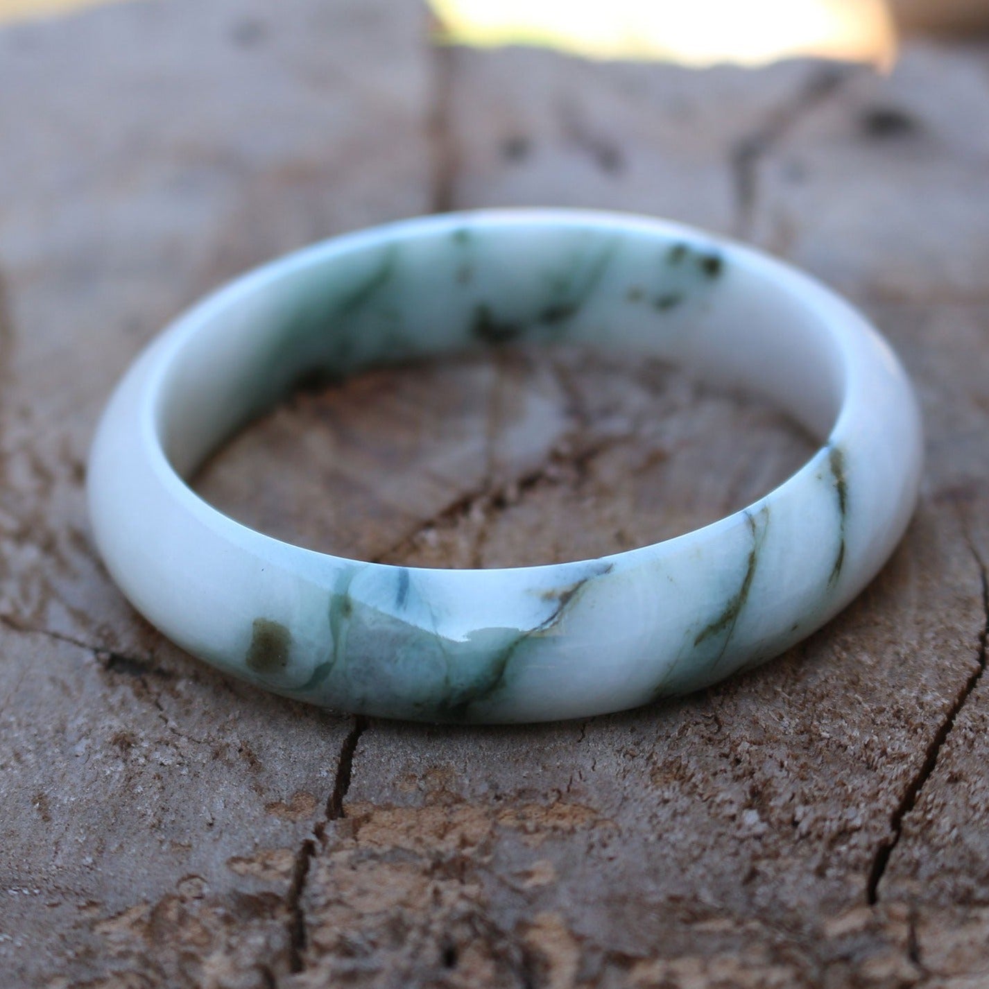 Green Jade Bangle