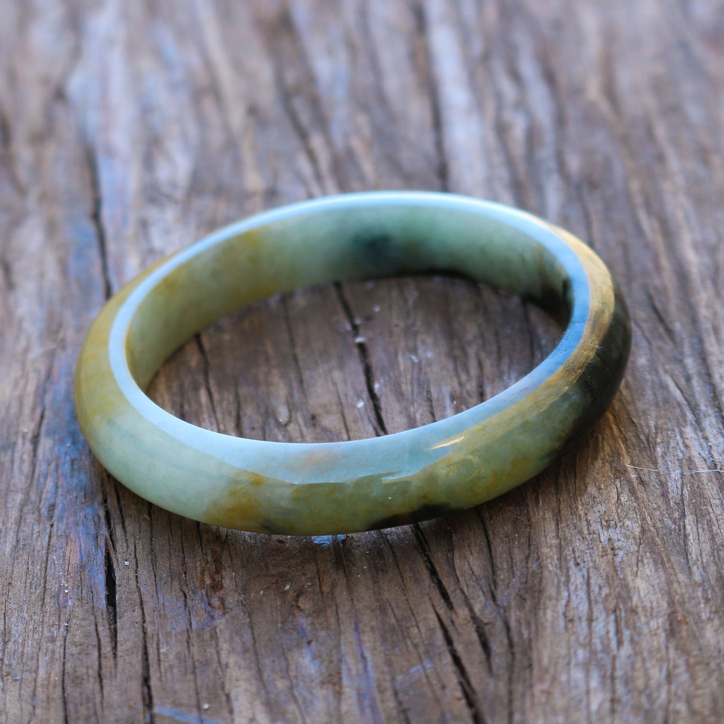 Green Jade Bangle