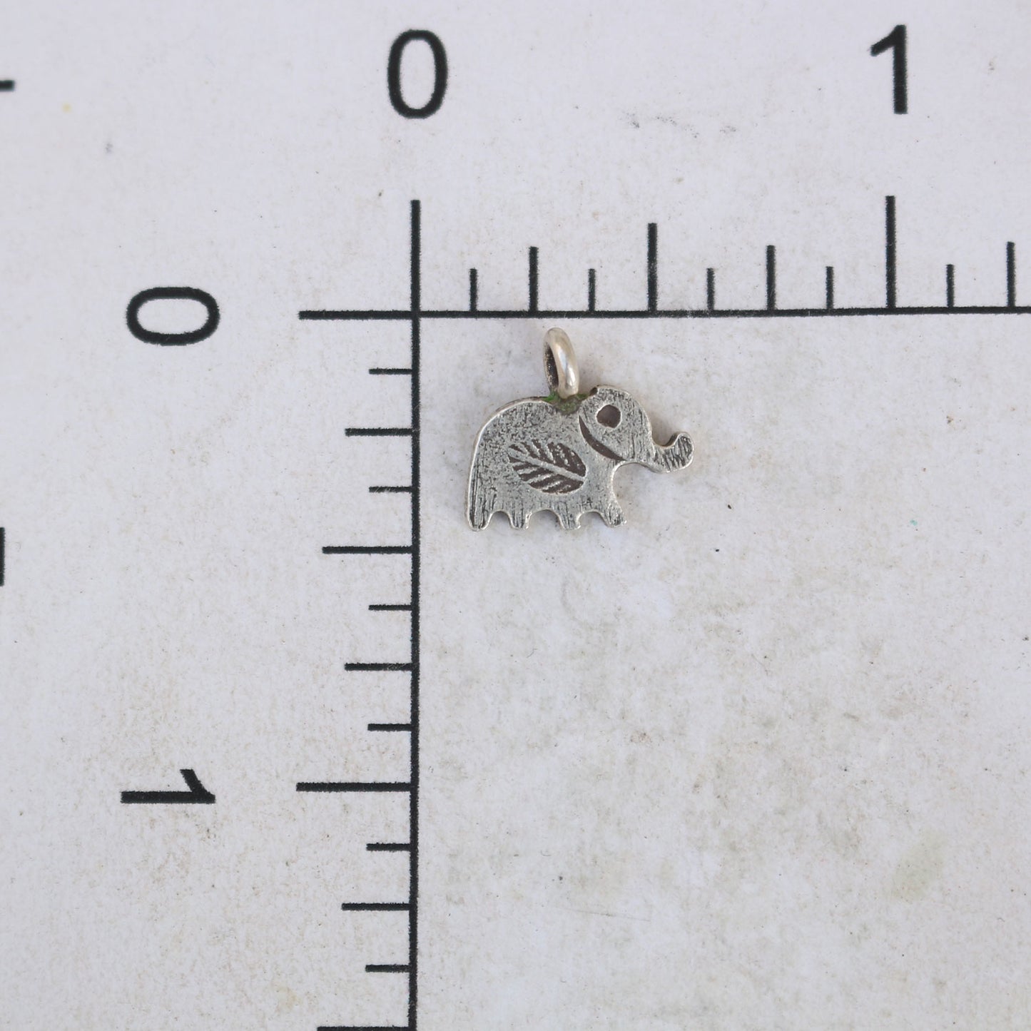 Silver Elephant Charm