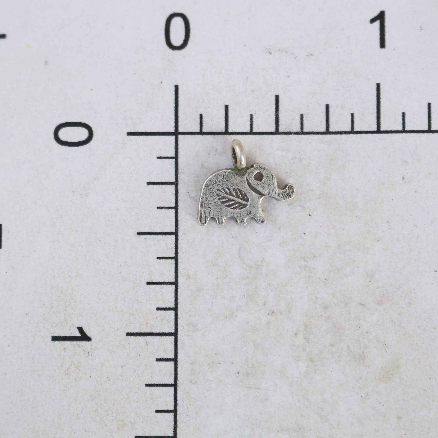 Silver Elephant Charm