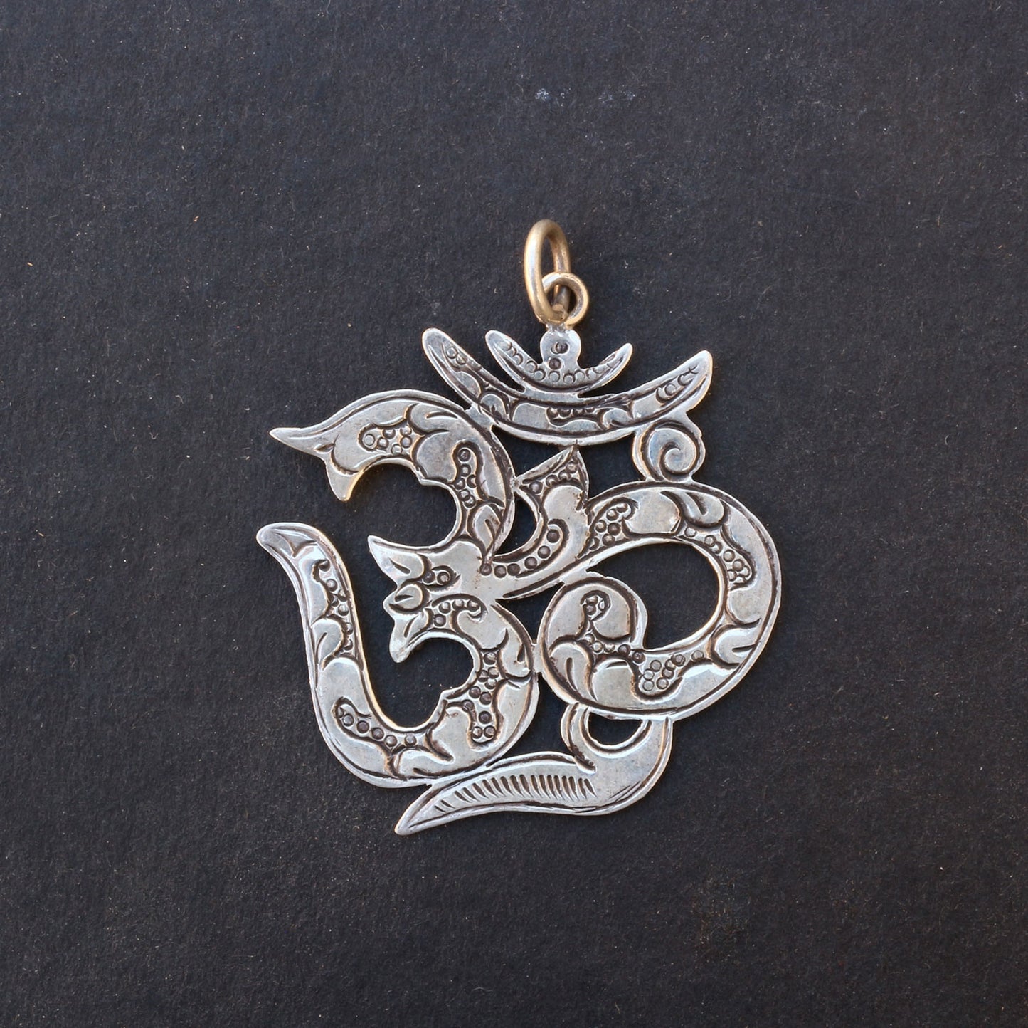 Etched Aum Pendant