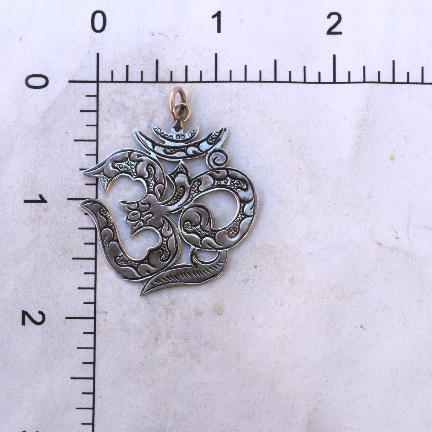 Etched Aum Pendant